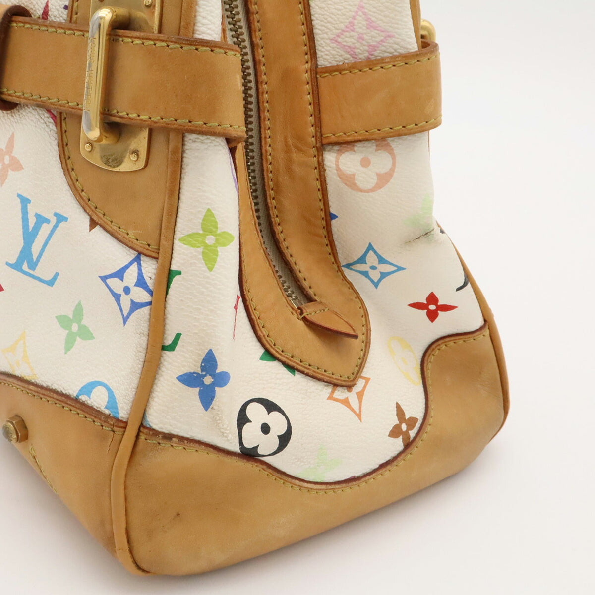 Louis Vuitton Monogram Multicolore Blanc Monogram Multicolore Handbag Shoulder Bag (Pre-Owned)