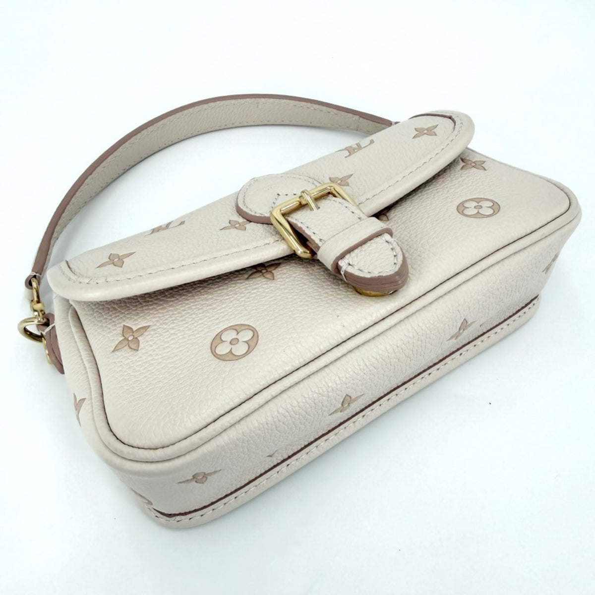 Louis Vuitton Beige Pink Monogram Empreinte Handbag Shoulder Bag (Pre-Owned)
