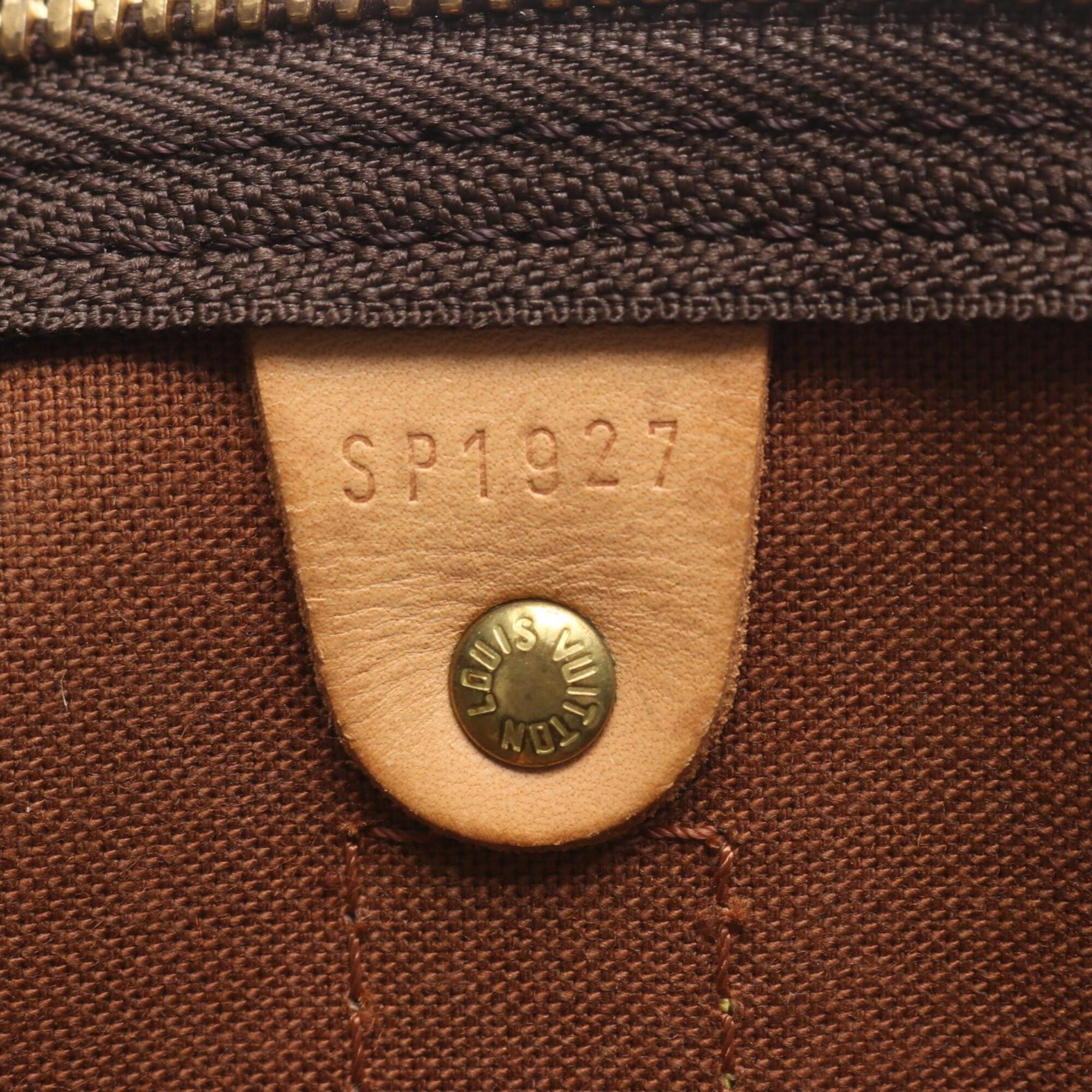 Louis Vuitton Brown Monogram Monogram Leather Boston Bag Handbag (Pre-Owned)