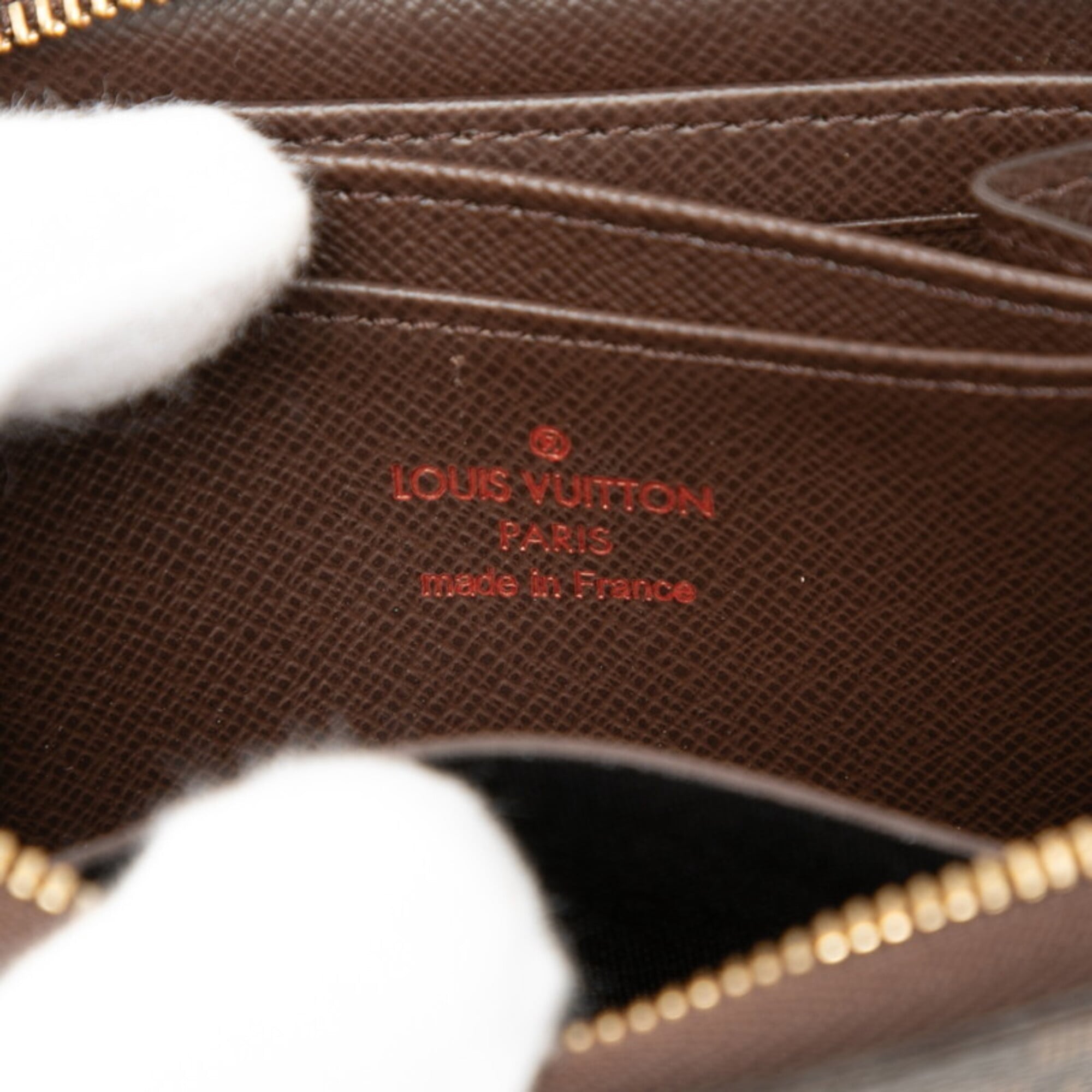 Louis Vuitton Brown Pvc Leather Coin Purse/Coin Case (Pre-Owned)