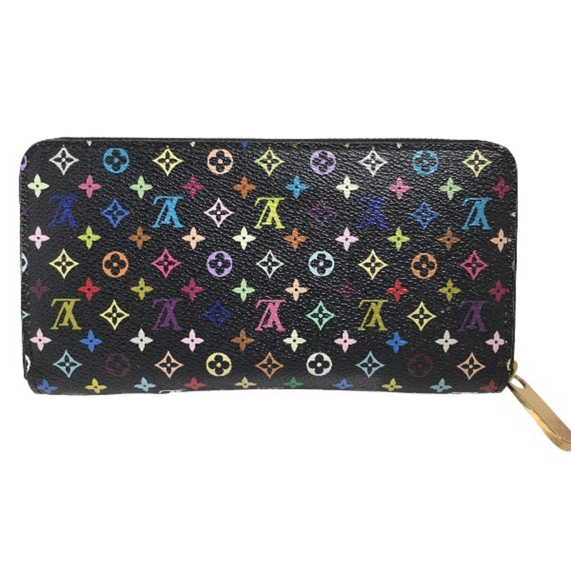 Louis Vuitton Multi-Color Noir Long Wallet (Bi-Fold) (Pre-Owned)