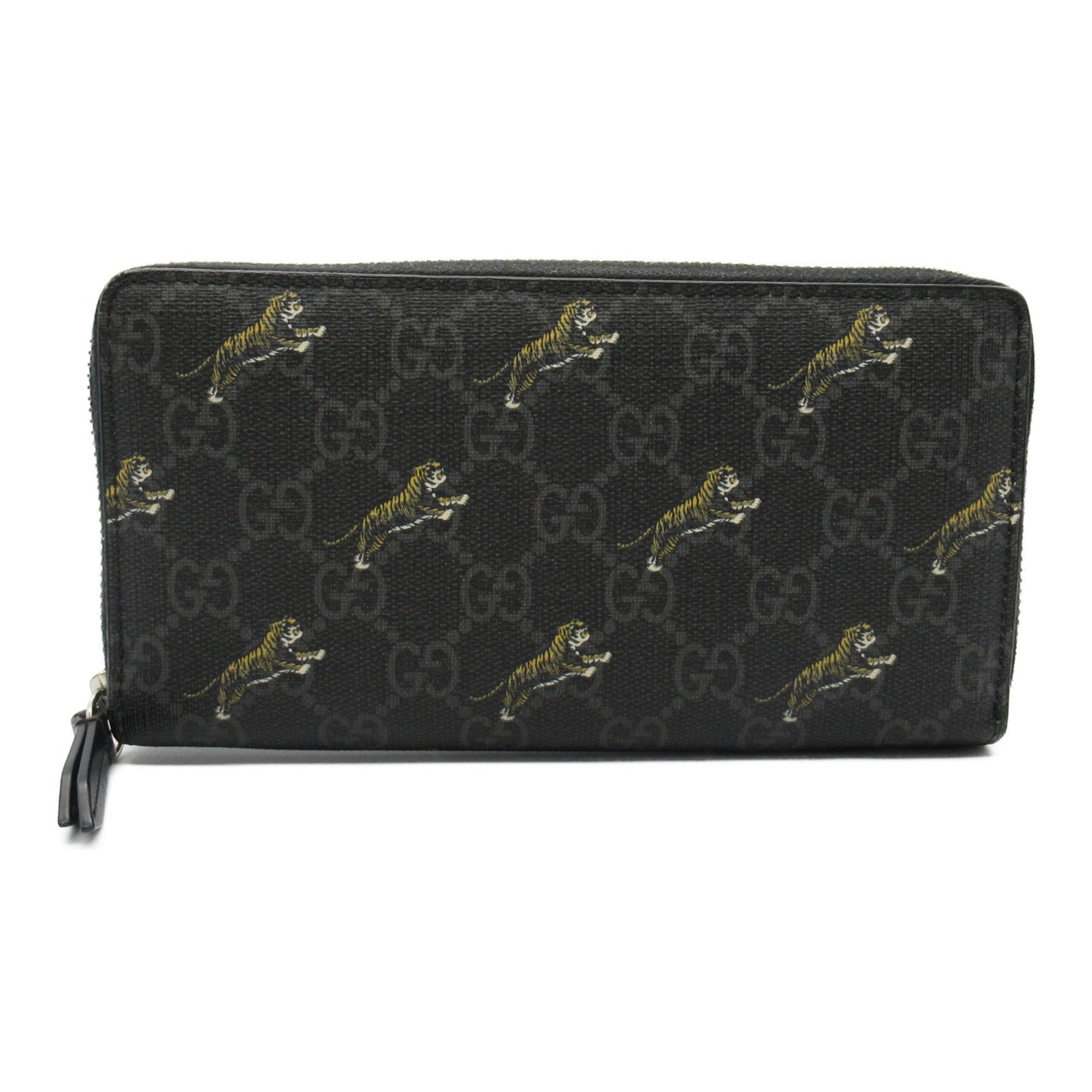 Gucci Black Leather Long Wallet (Bi-Fold) (Pre-Owned)