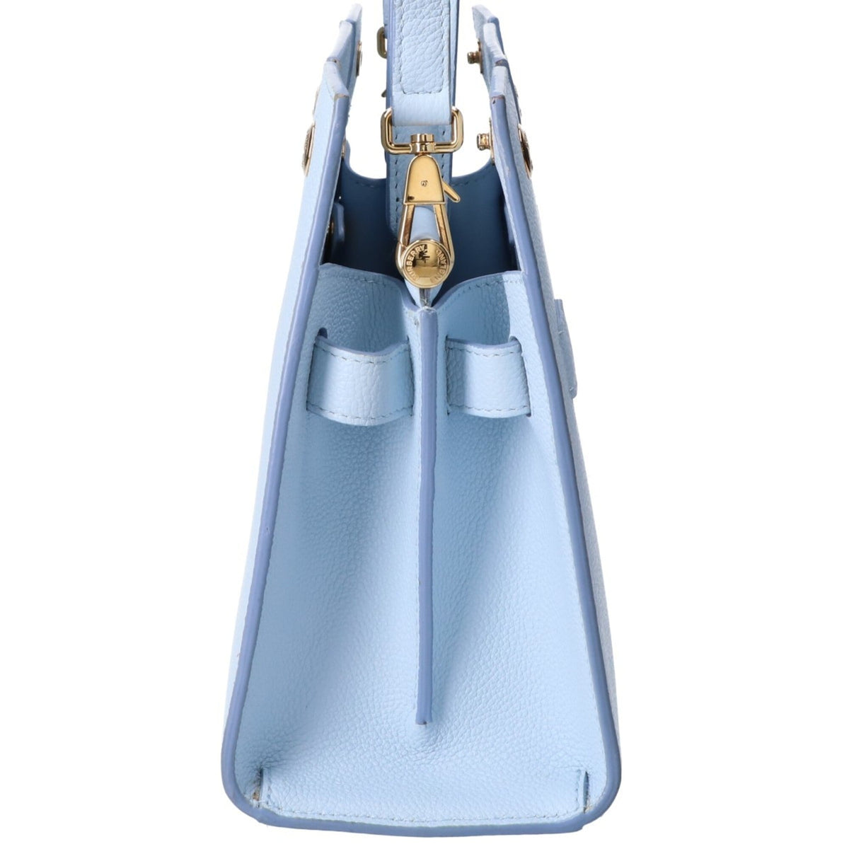 Burberry Sky Blue Leather Shoulder Bag (Pre-Owned)