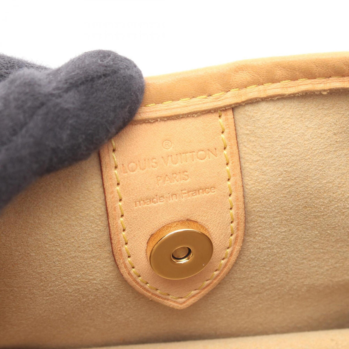 Louis Vuitton Brown Monogram Coated Canvas Leather Handbag Shoulder Bag (Pre-Owned)