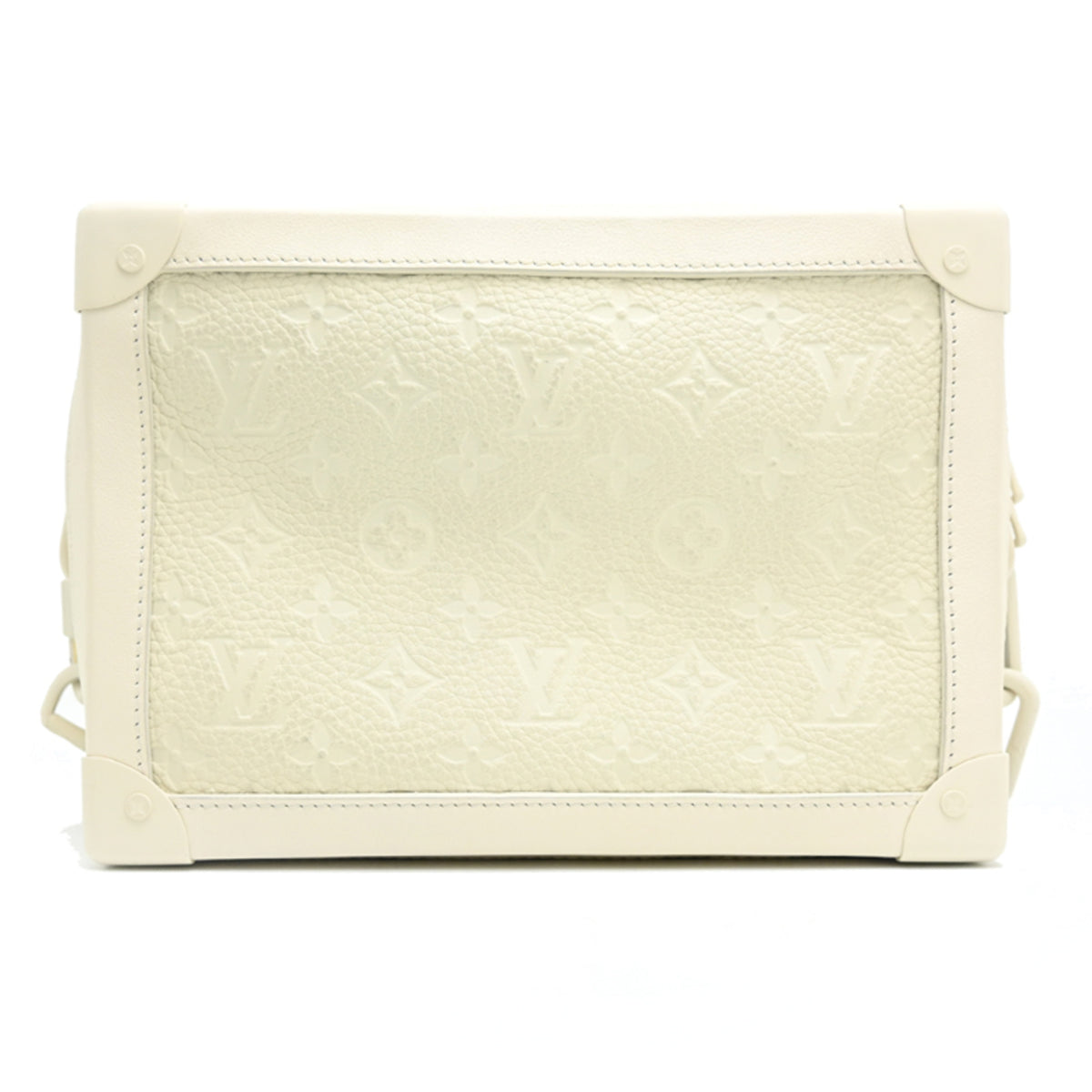 Louis Vuitton White Leather Shoulder Bag (Pre-Owned)