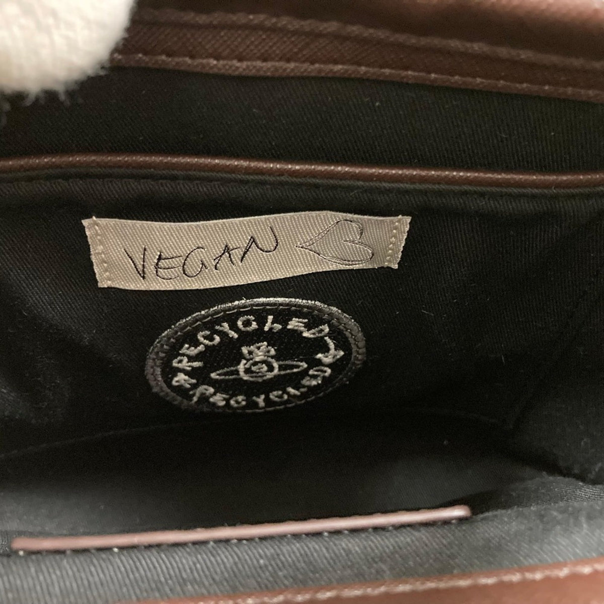 Vivienne Westwood Gray Leather Shoulder Bag (Pre-Owned)