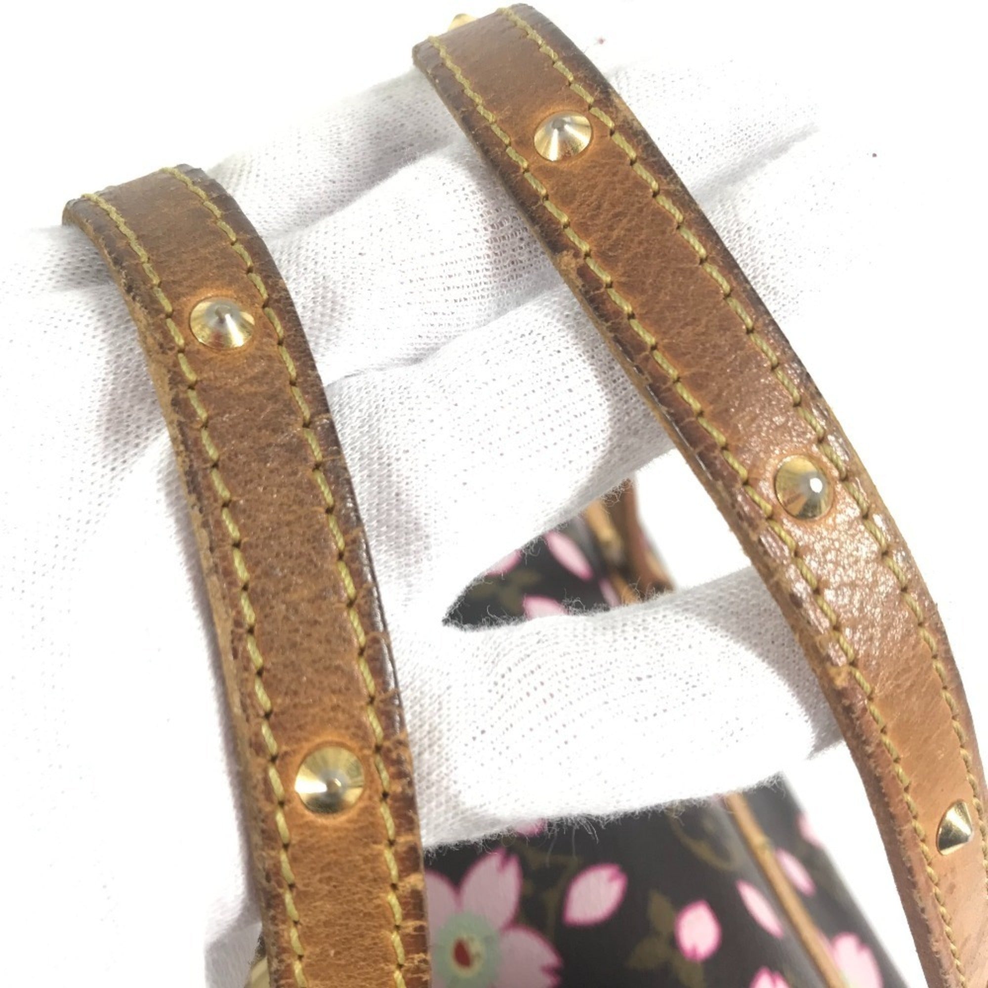Louis Vuitton Brown Monogram Pink Monogram Handbag Shoulder Bag Tote Bag (Pre-Owned)