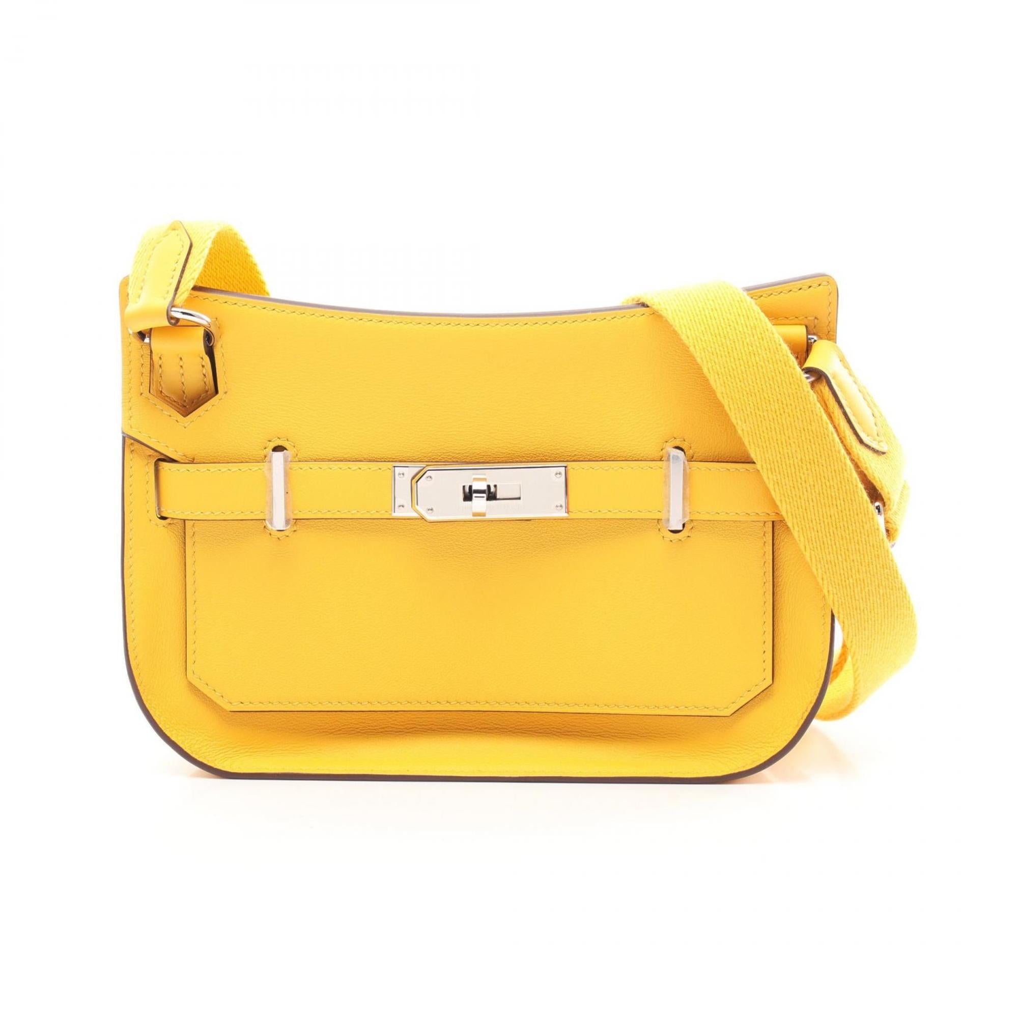 Hermes Yellow Swift Leather Shoulder Bag (Pre-Owned)