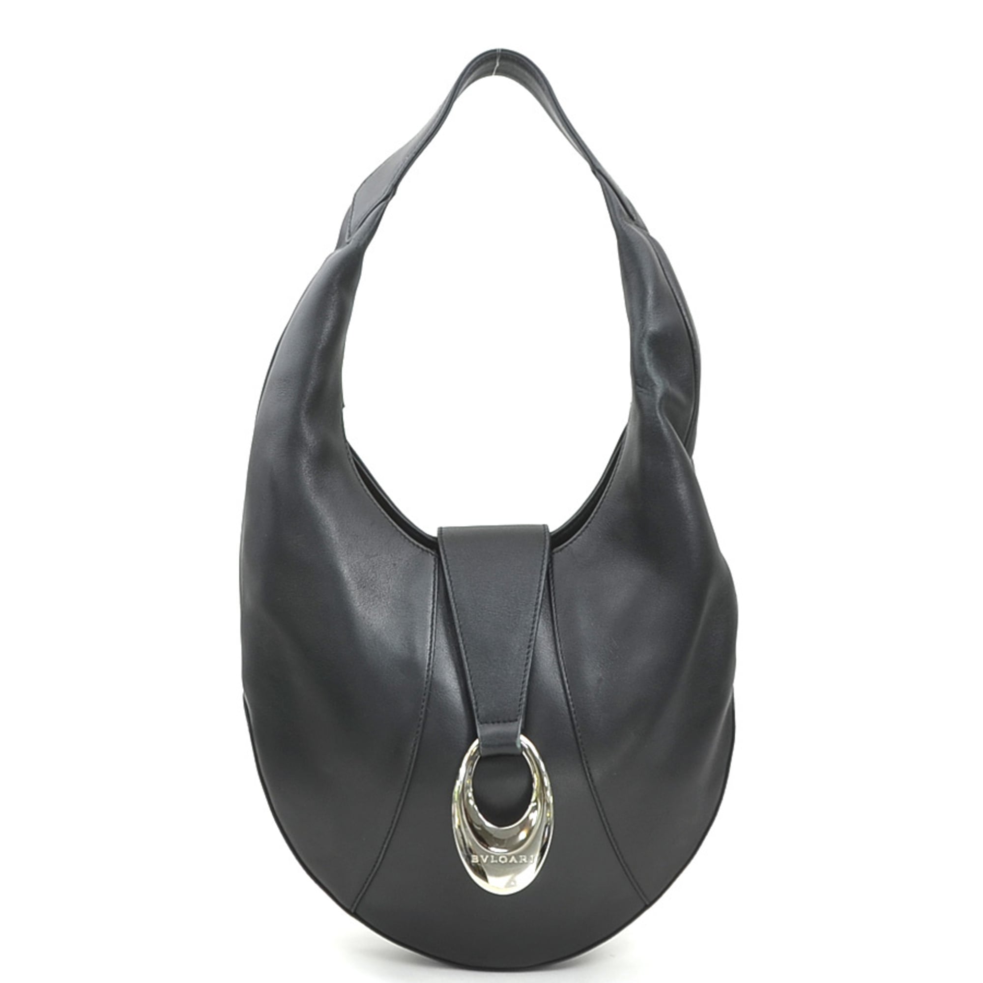Bvlgari Black Leather Shoulder Bag (Pre-Owned)