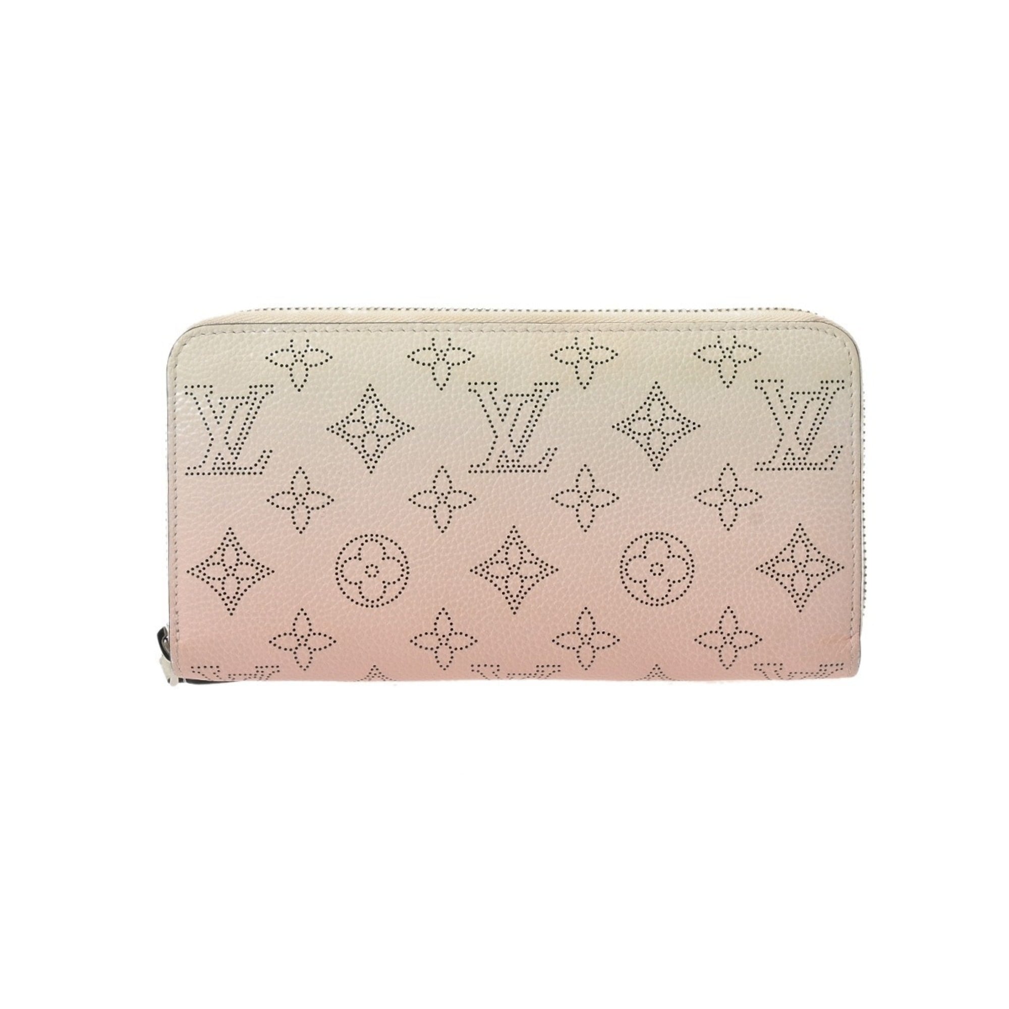 Louis Vuitton Pink Leather Long Wallet (Bi-Fold) (Pre-Owned)