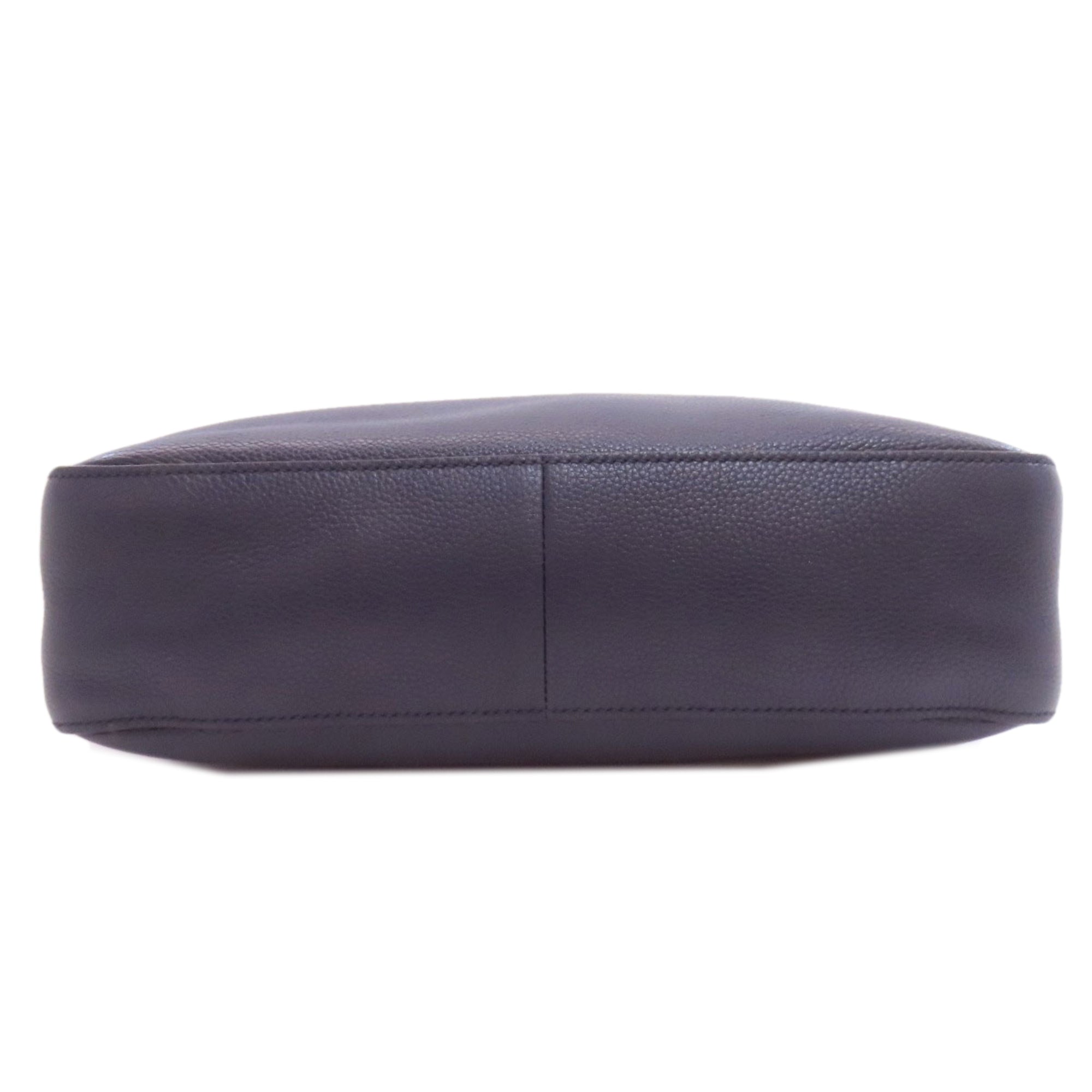 Prada Navy Leather Shoulder Bag (Pre-Owned)
