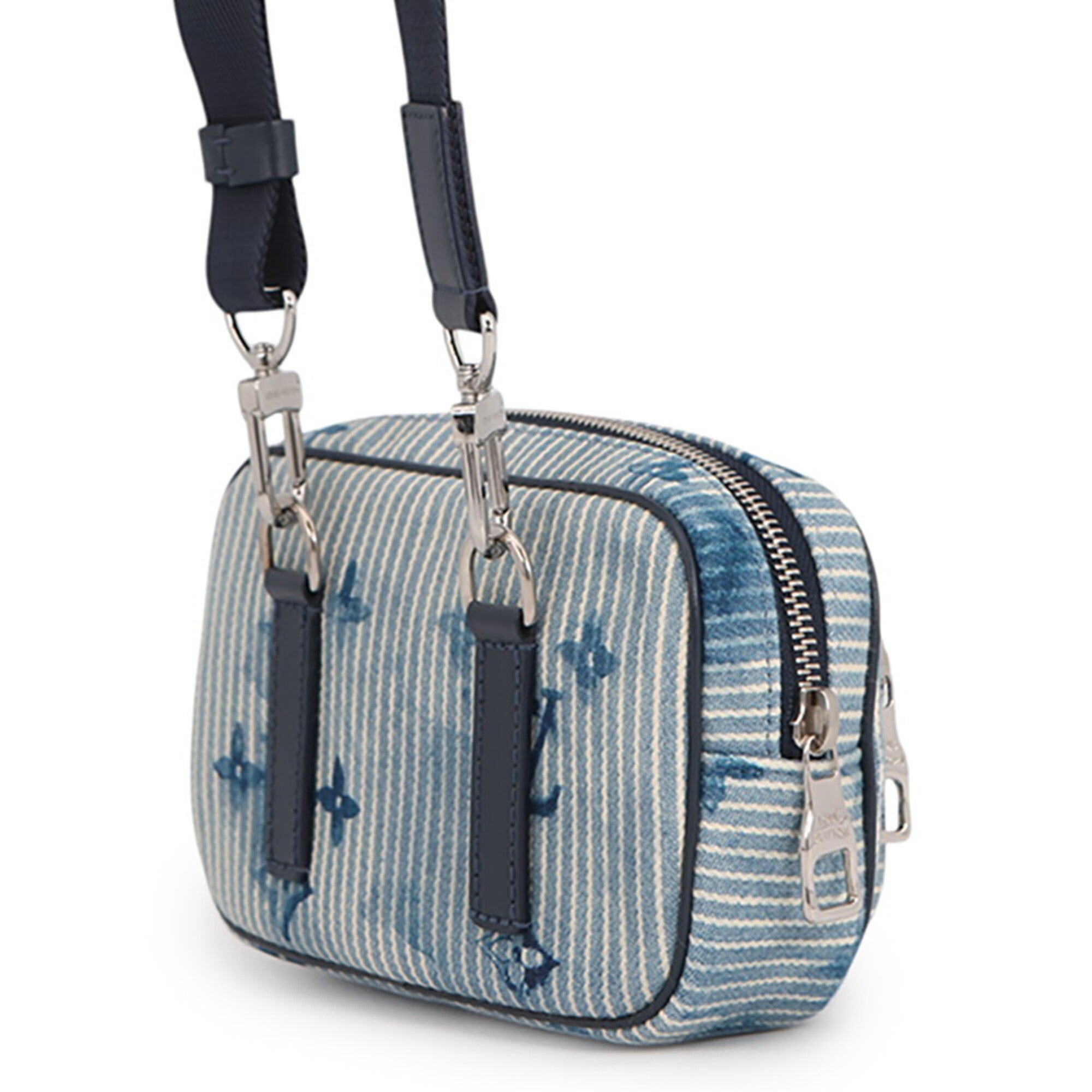 Louis Vuitton Blue Monogram Monogram Handbag Pochette Shoulder Bag (Pre-Owned)
