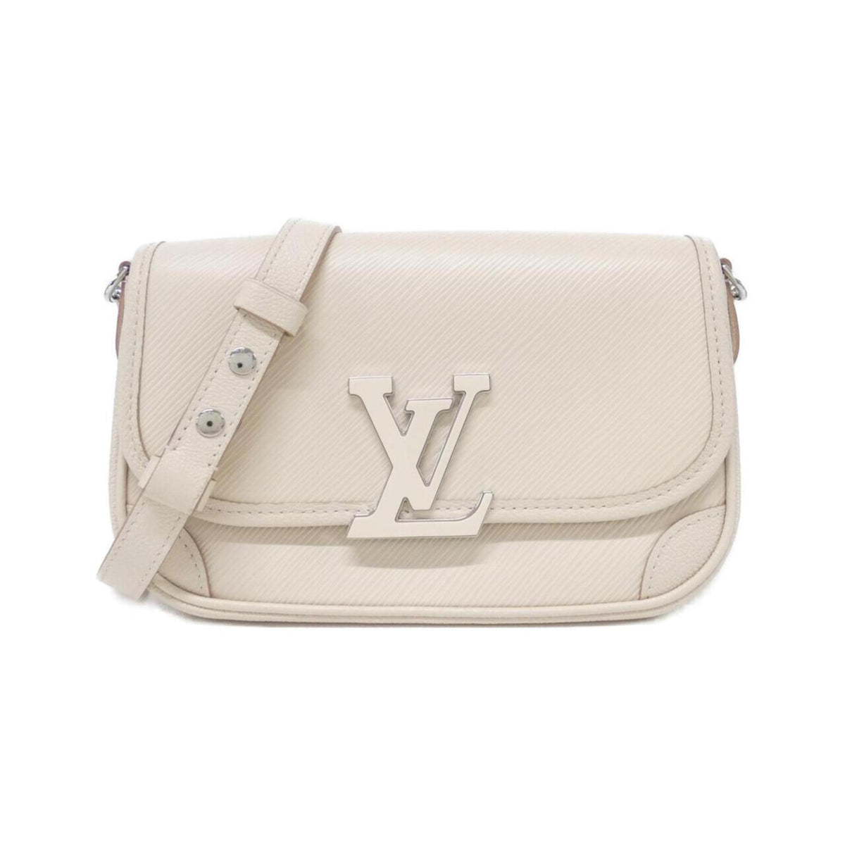 Louis Vuitton Beige Leather Shoulder Bag (Pre-Owned)