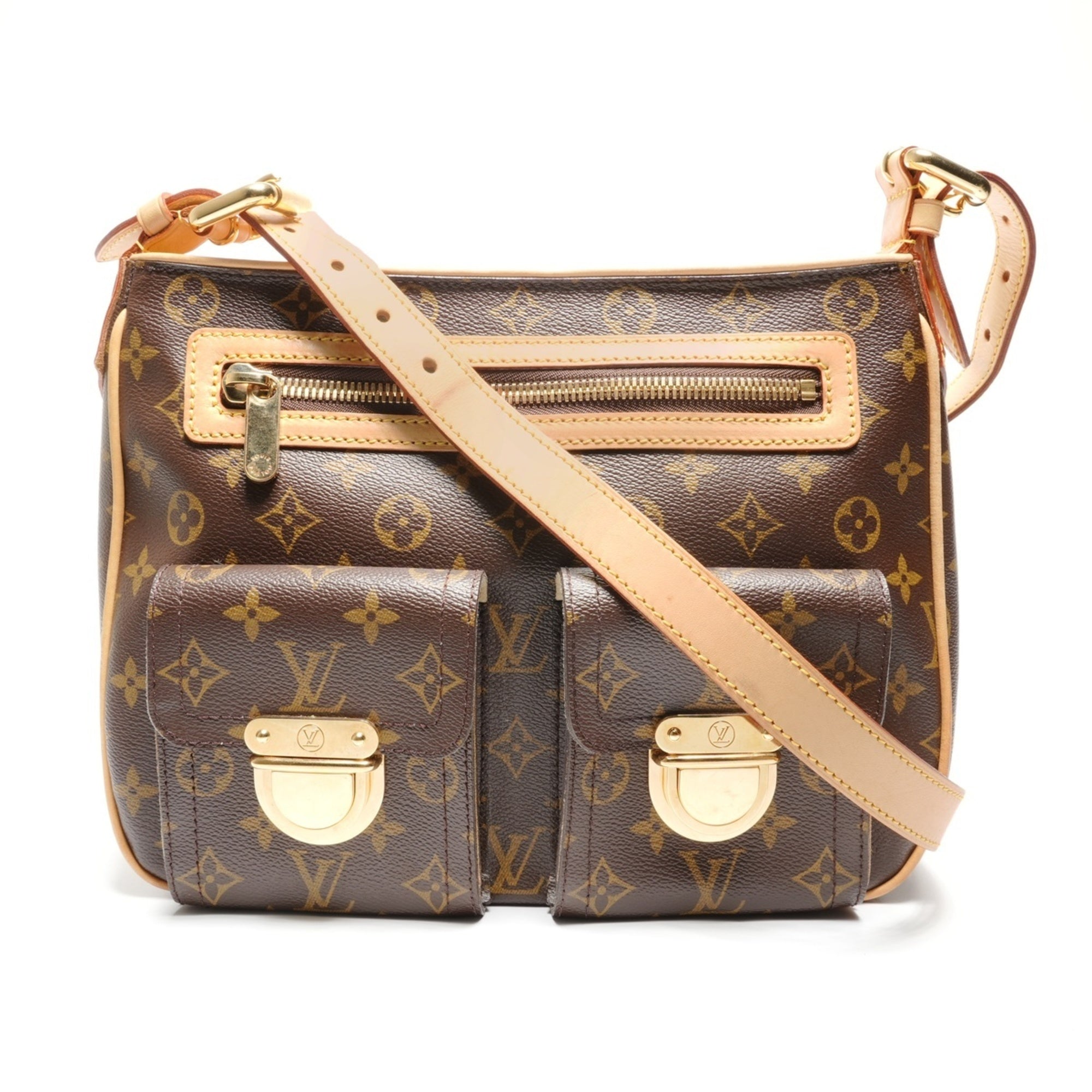 Louis Vuitton Brown Monogram Shoulder Bag (Pre-Owned)