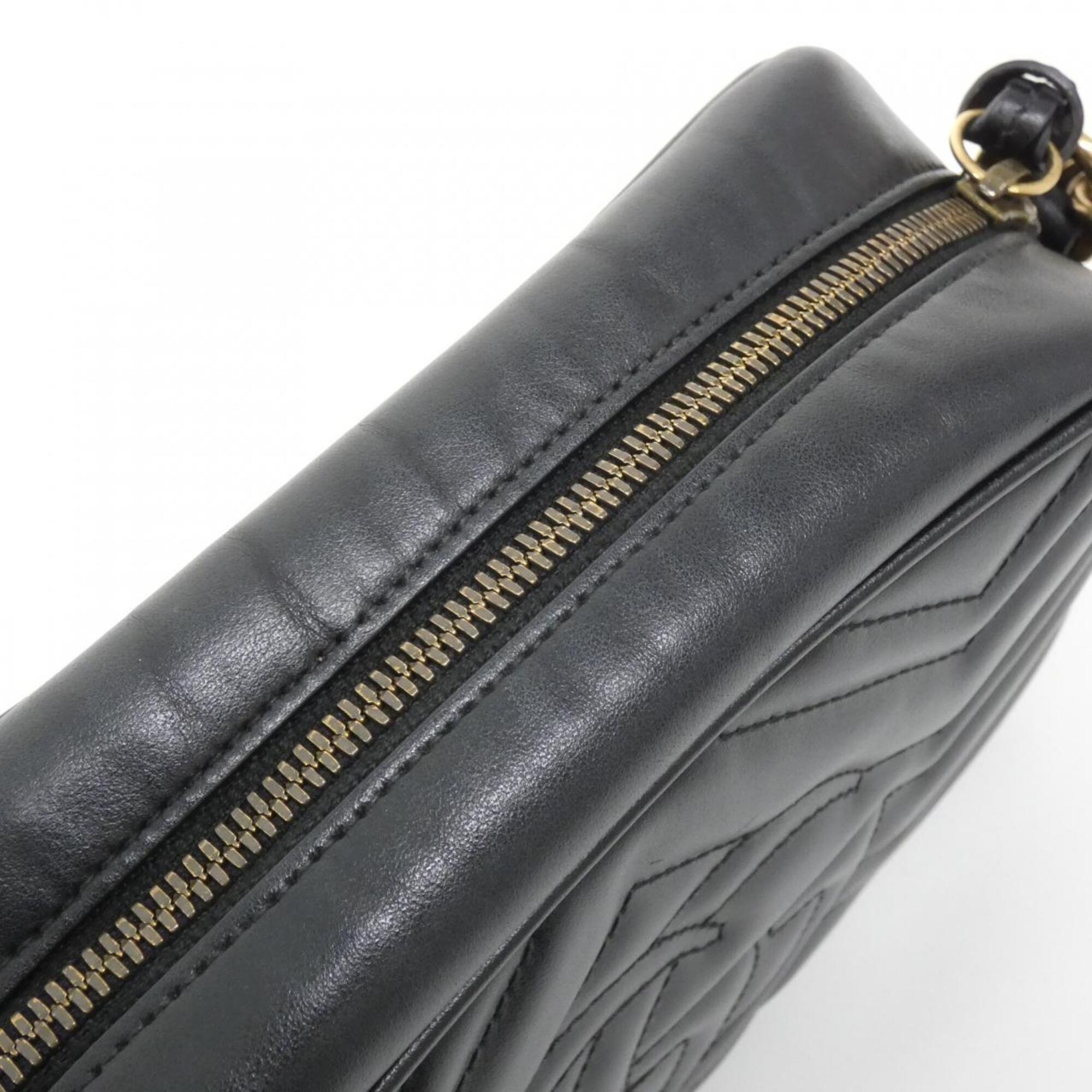 Gucci Black Leather Shoulder Bag (Pre-Owned)