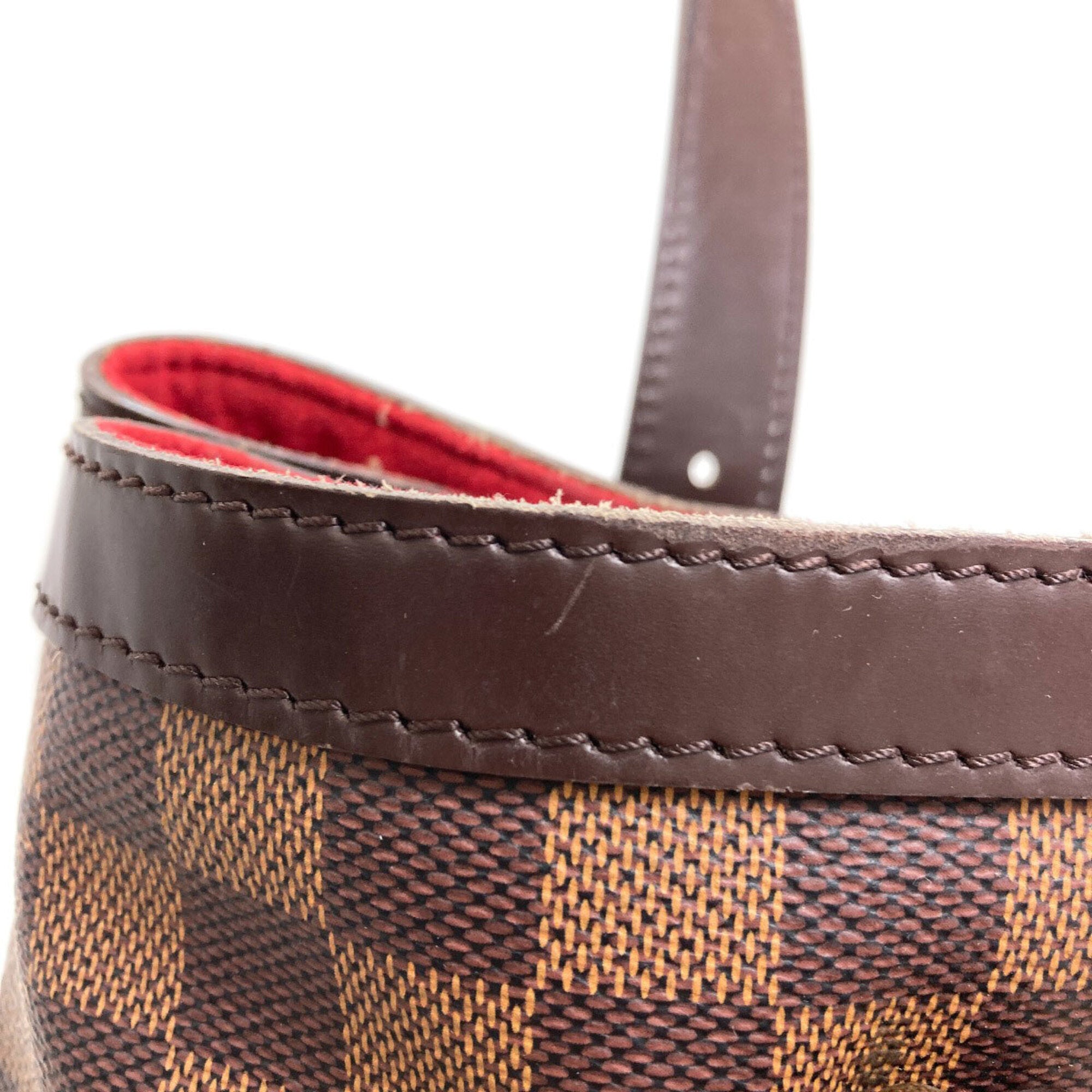 Louis Vuitton Damier Damier Canvas Ebene Damier Canvas Tote Bag (Pre-Owned)