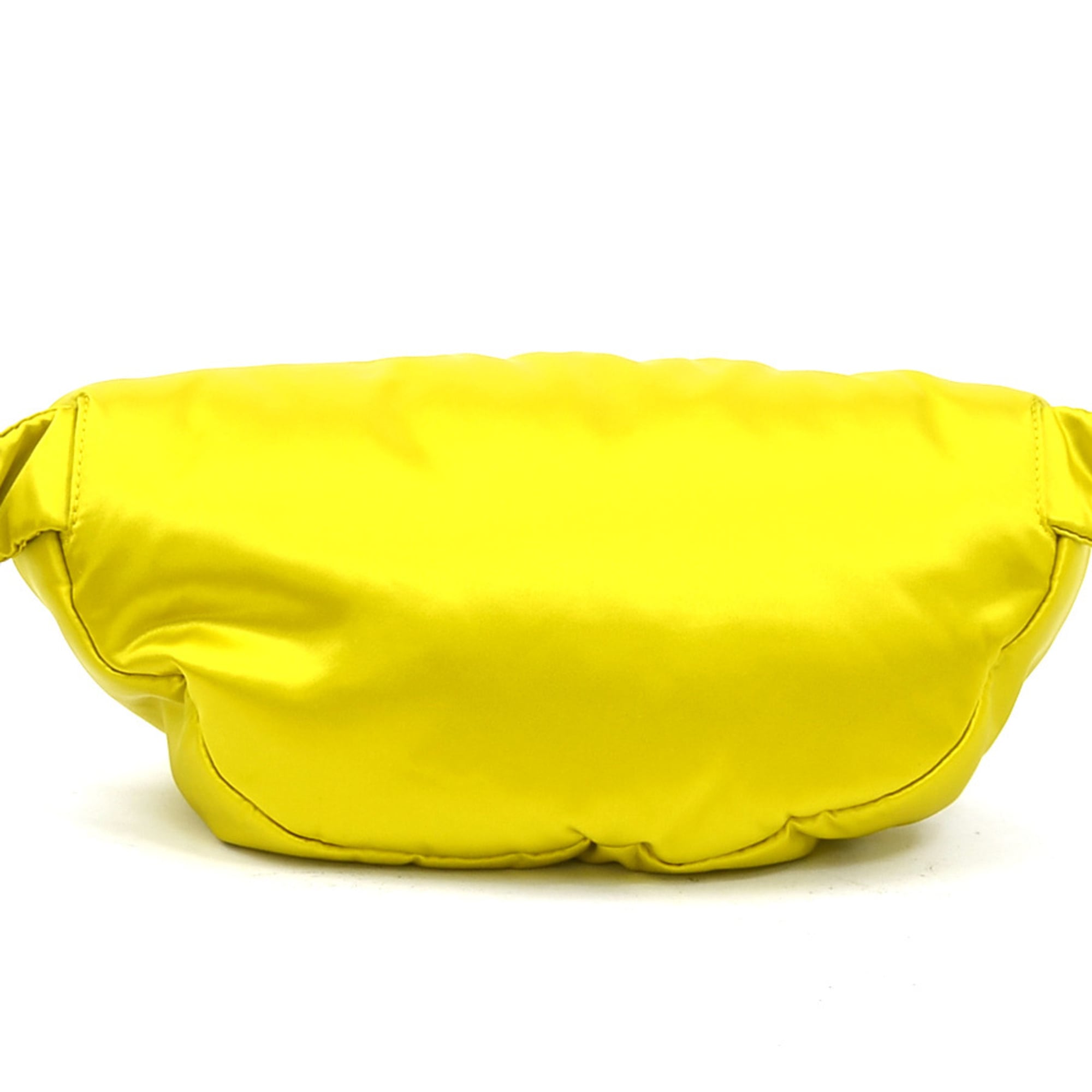 Bottega Veneta Yellow Satin Sling Bag (Pre-Owned)