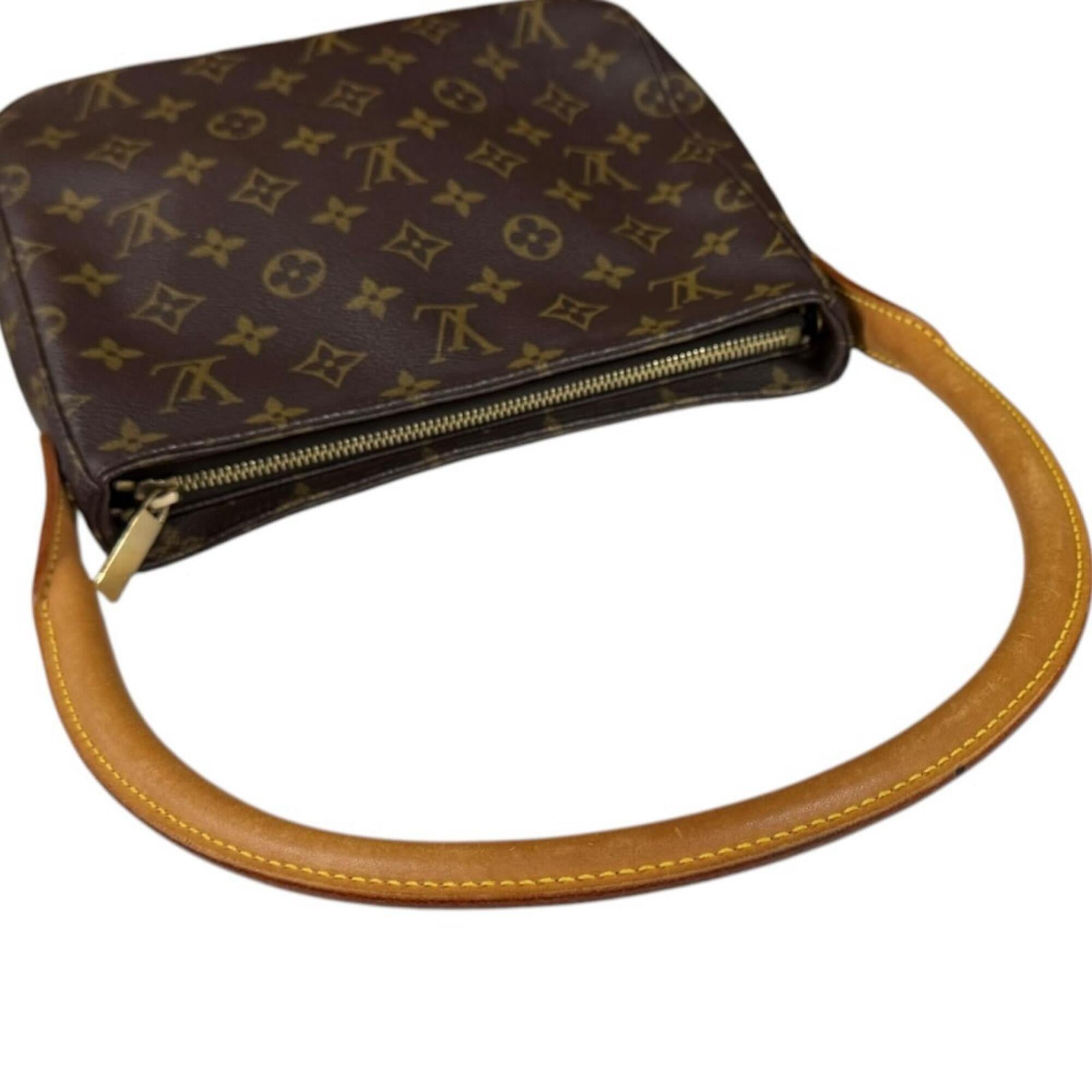 Louis Vuitton Brown Monogram Canvas Handbag (Pre-Owned)
