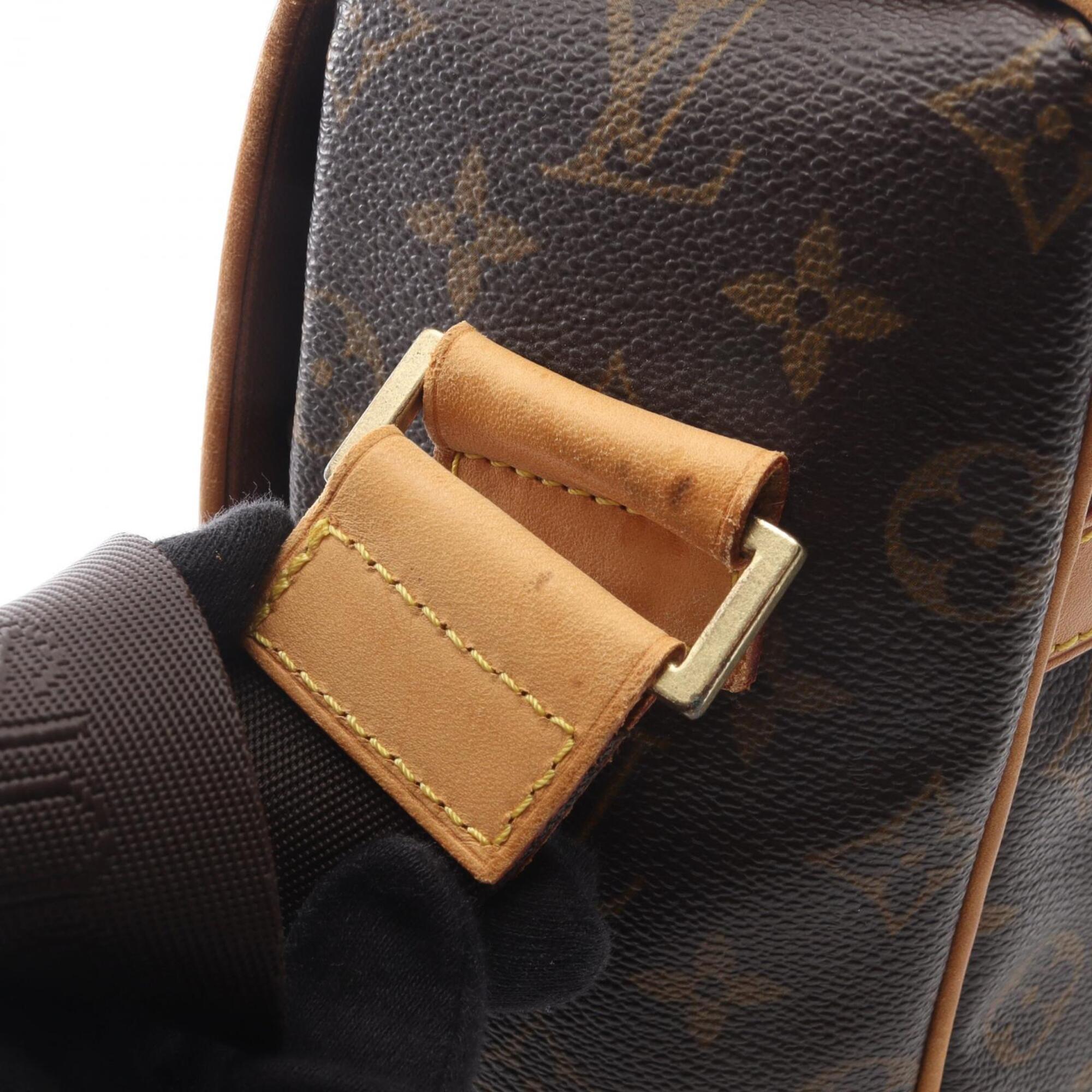 Louis Vuitton Brown Monogram Coated Canvas Handbag Shoulder Bag (Pre-Owned)