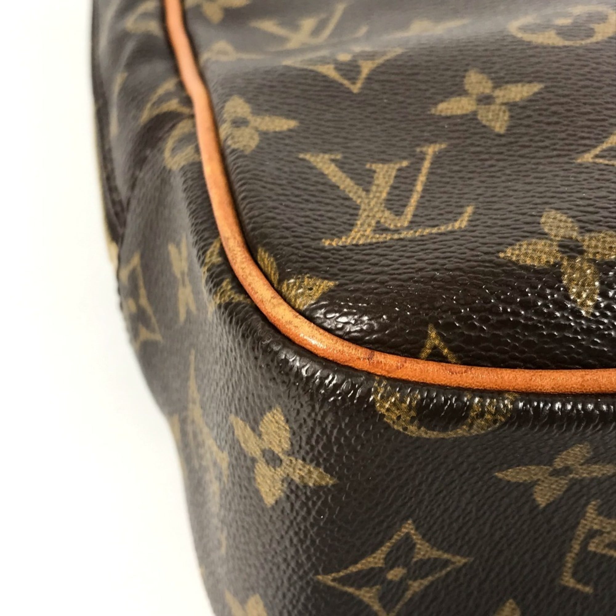 Louis Vuitton Brown Monogram Canvas Handbag Tote Bag (Pre-Owned)