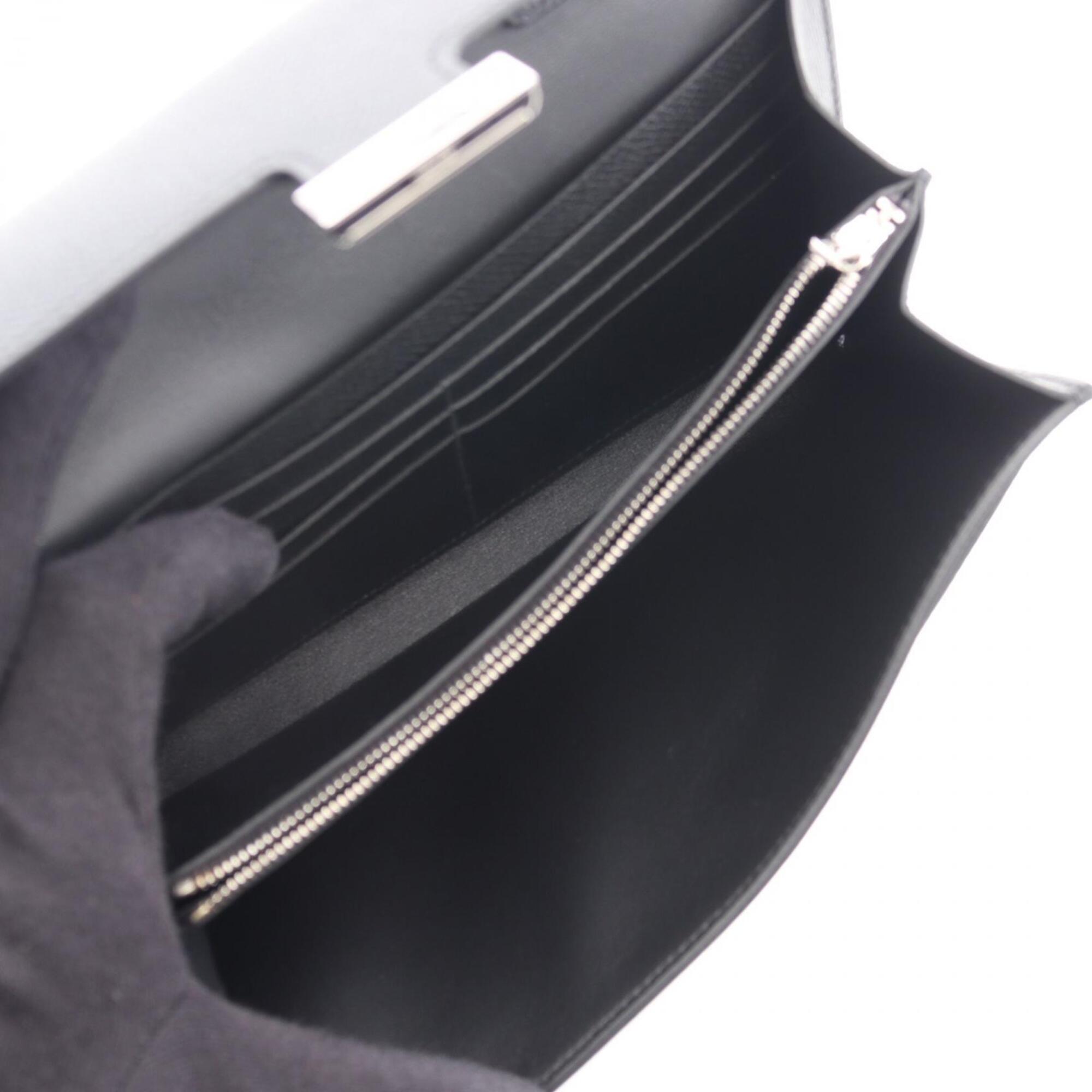 Hermes Black Epsom Leather Handbag Shoulder Bag (Pre-Owned)