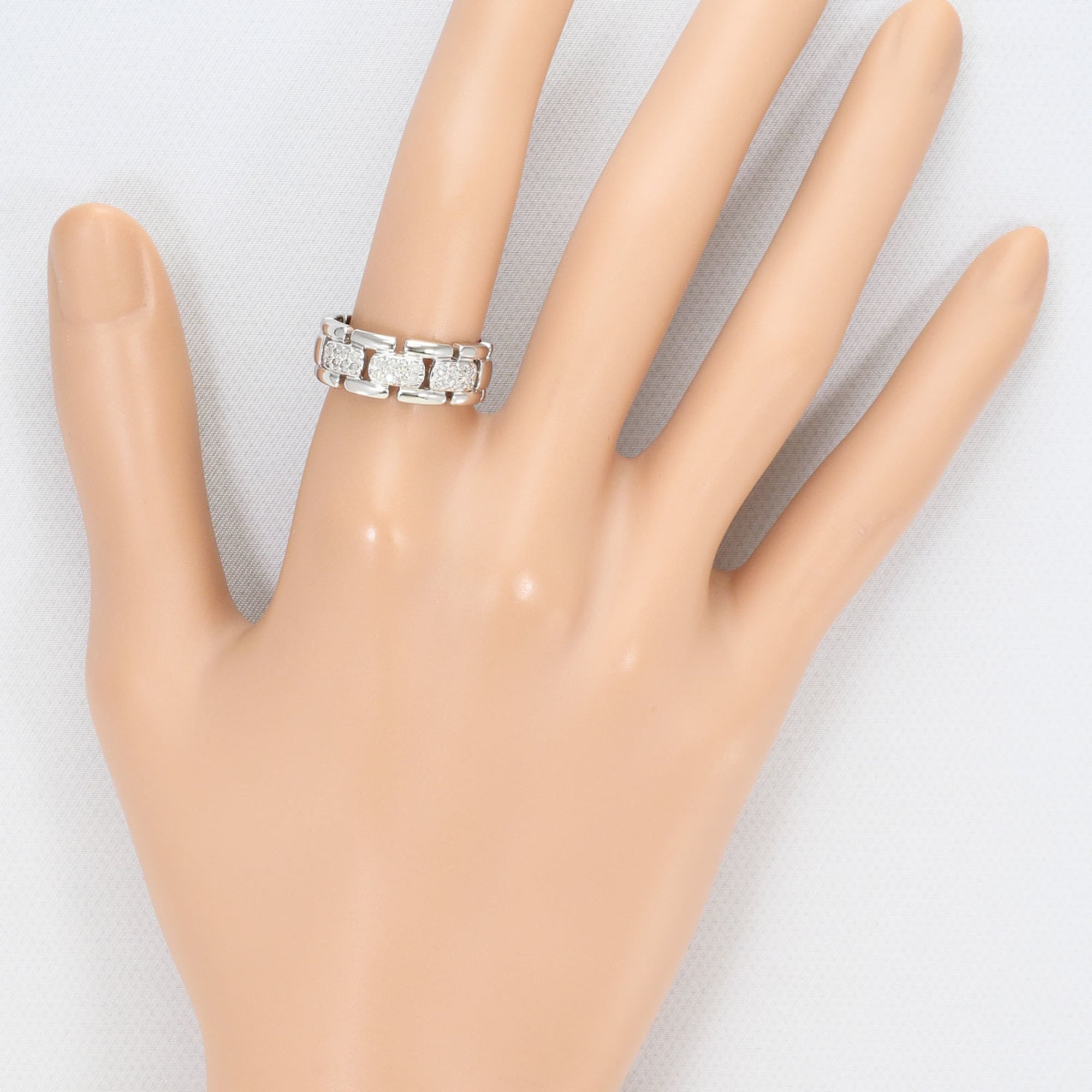Unbranded White Gold White Gold (14K) Band Ring (Pre-Owned)