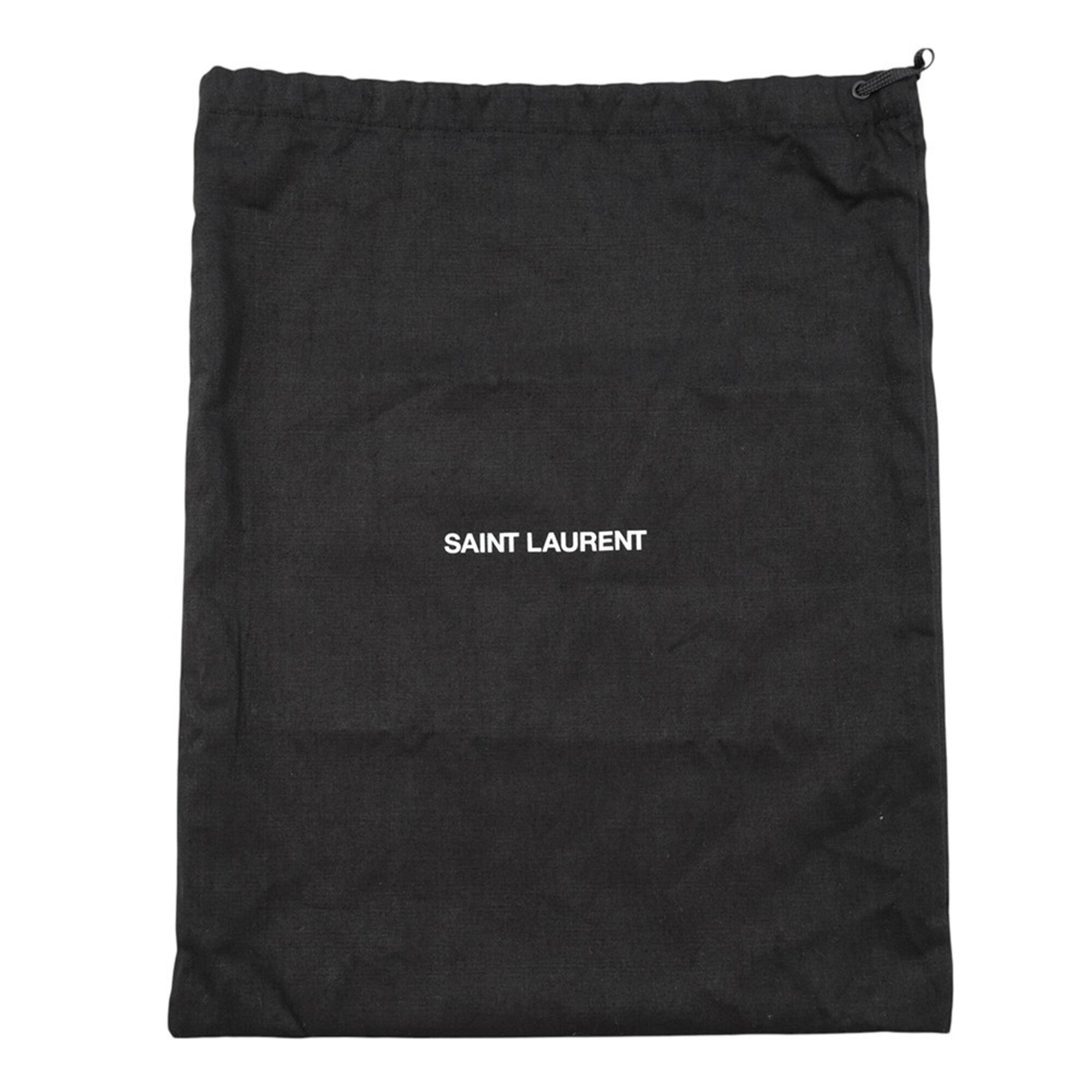 Yves Saint Laurent Black Leather Handbag Shoulder Bag (Pre-Owned)