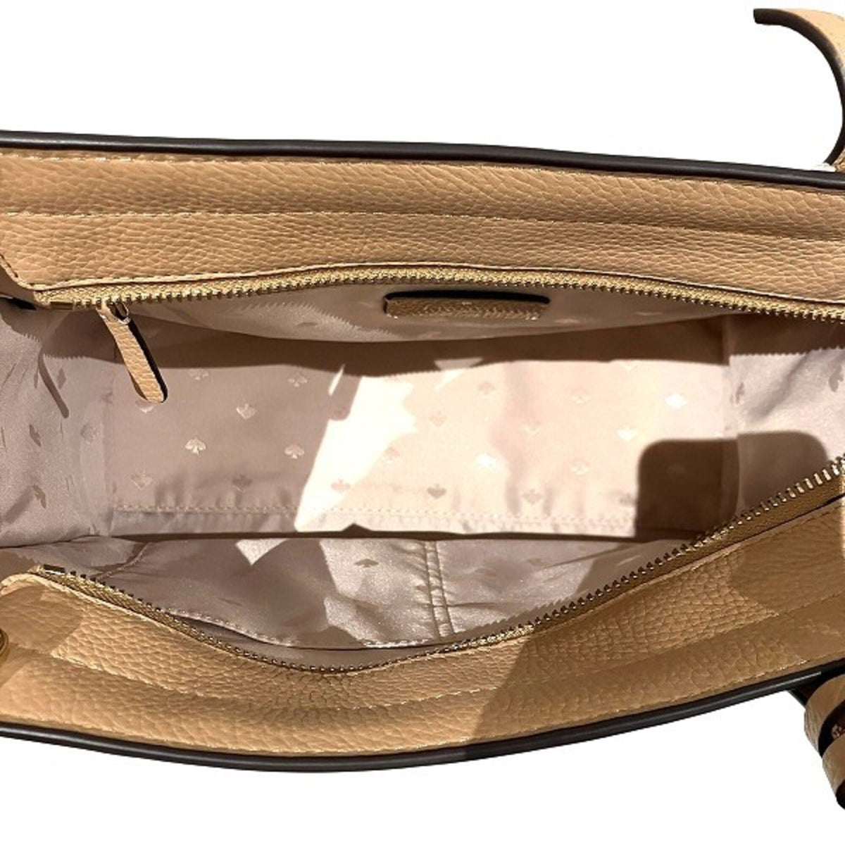 Kate Spade Beige Leather Handbag Shoulder Bag (Pre-Owned)