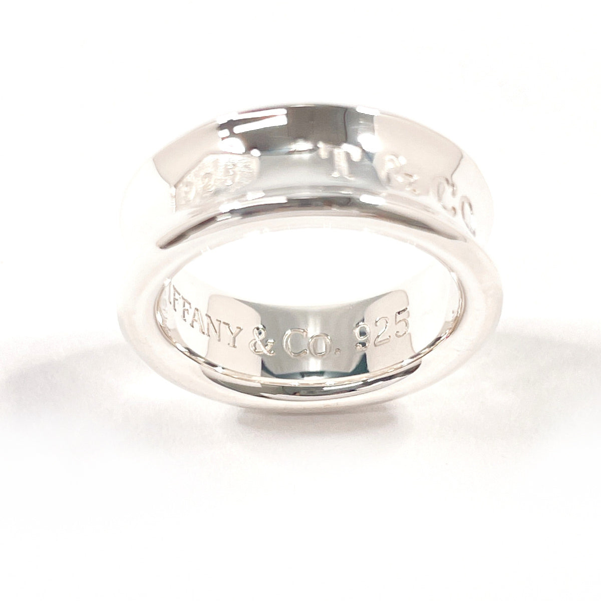 Tiffany Silver Silver 925 Band Ring (Pre-Owned)