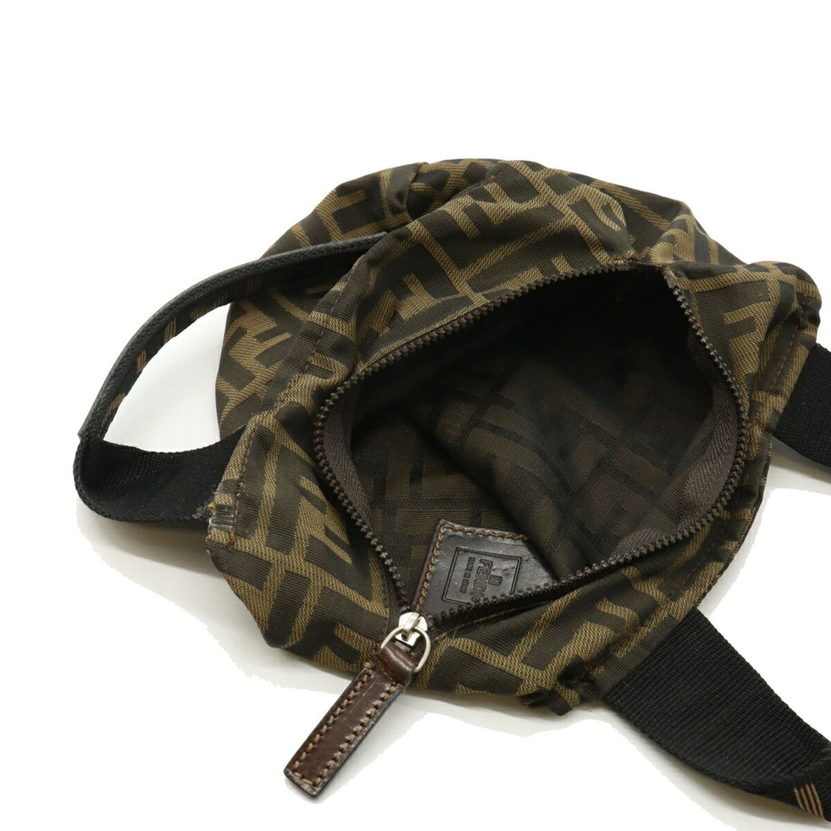 Fendi Khaki Nylon Handbag (Pre-Owned)