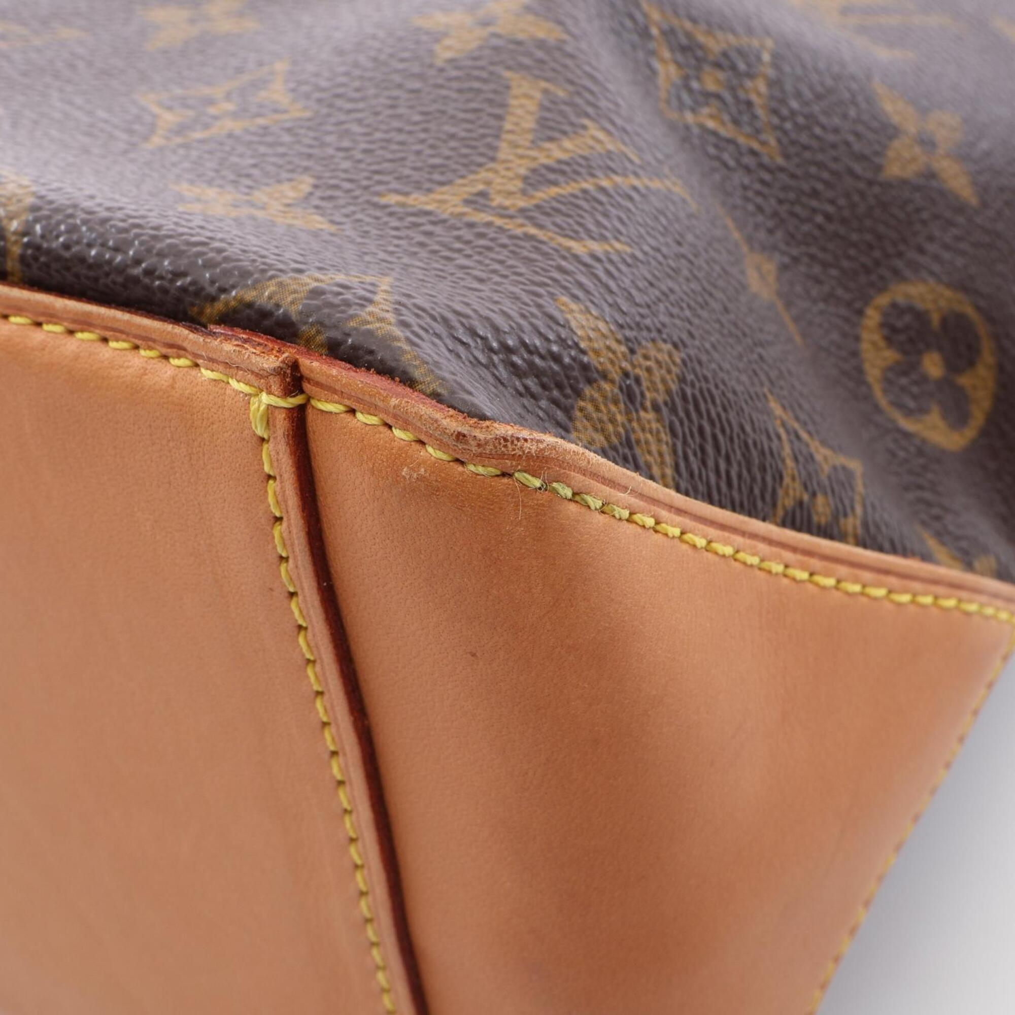 Louis Vuitton Brown Monogram Coated Canvas Pvc Monogram Leather Handbag Shoulder Bag (Pre-Owned)