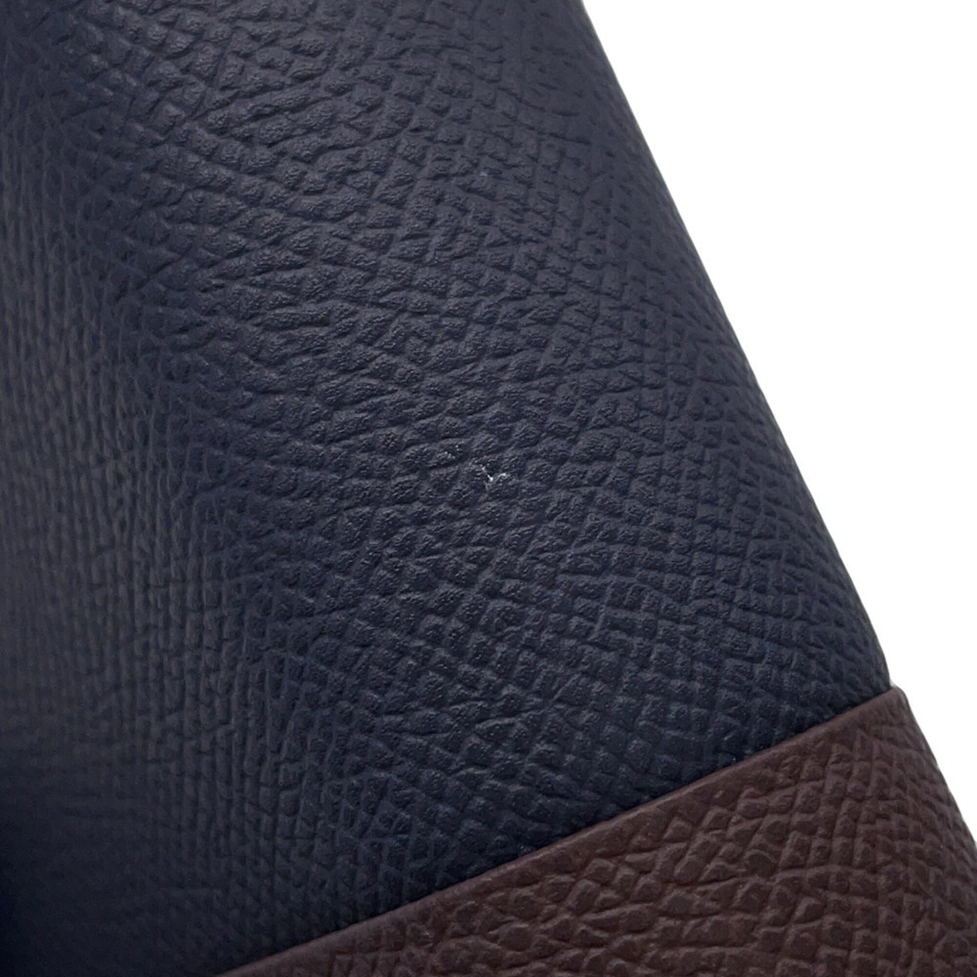 Hermes Kelly Blue Indigo Epsom Leather Chain/Shoulder Wallet (Pre-Owned)