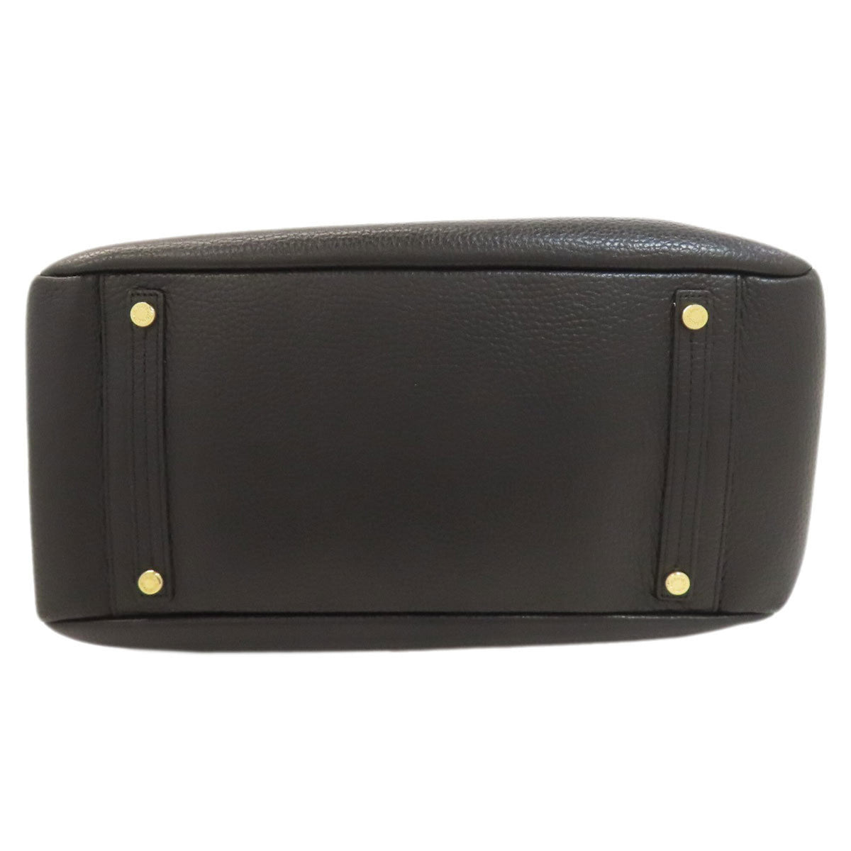 A.D.M.J Black Leather Handbag (Pre-Owned)