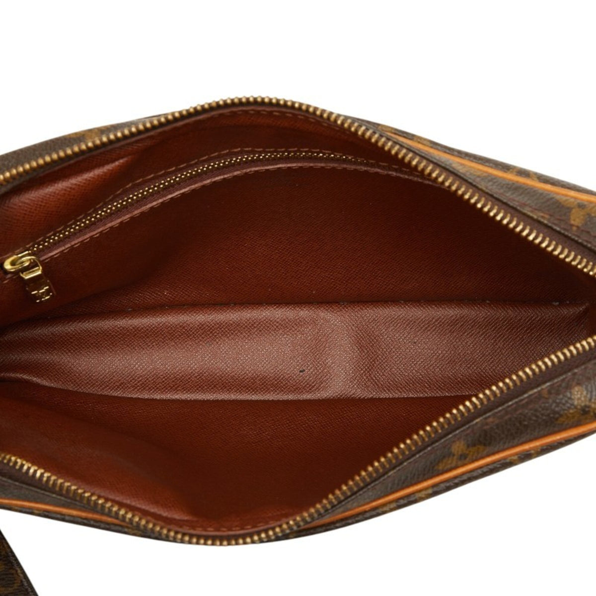 Louis Vuitton Monogram Brown Pvc Leather Clutch Bag (Pre-Owned)
