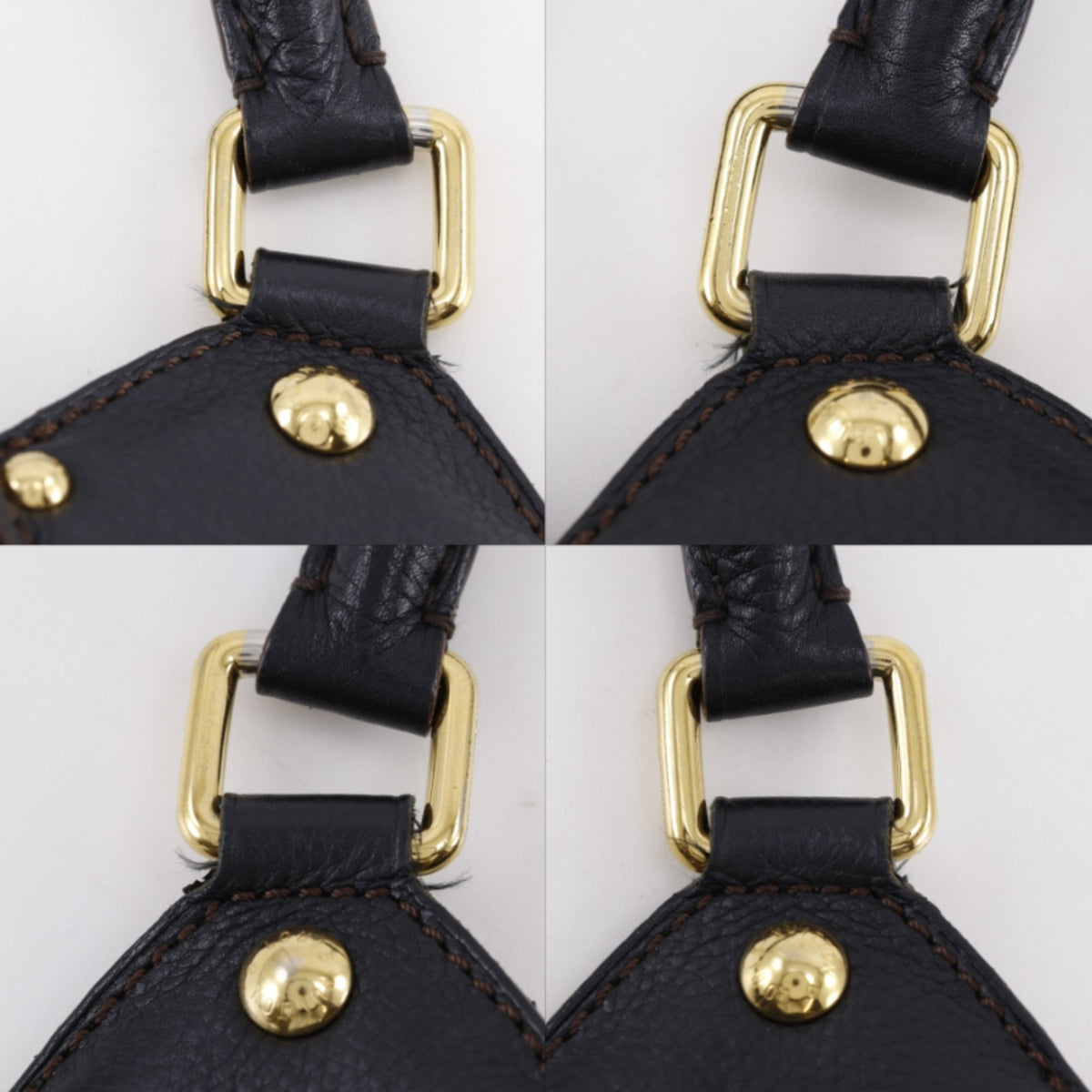 Louis Vuitton Black Noir Mahina Leather Tote Bag (Pre-Owned)