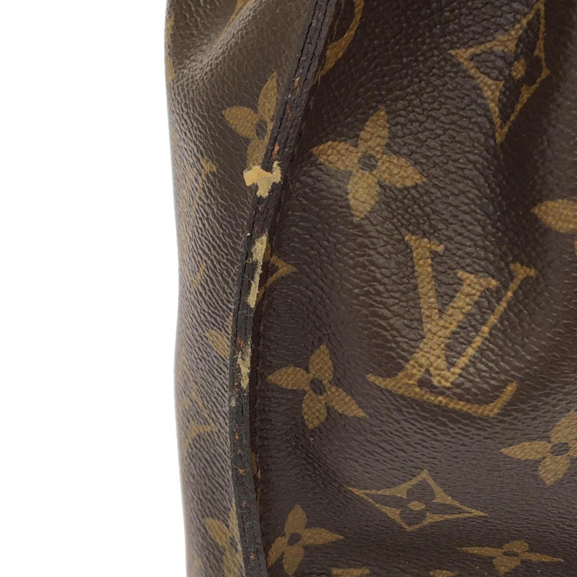 Louis Vuitton Marron Coated Canvas Shoulder Bag (Pre-Owned)