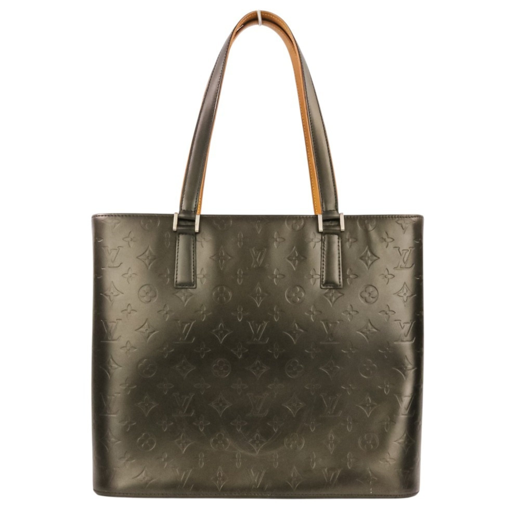 Louis Vuitton Monogram Mat Metallic Gray Monogram Mat Tote Bag (Pre-Owned)