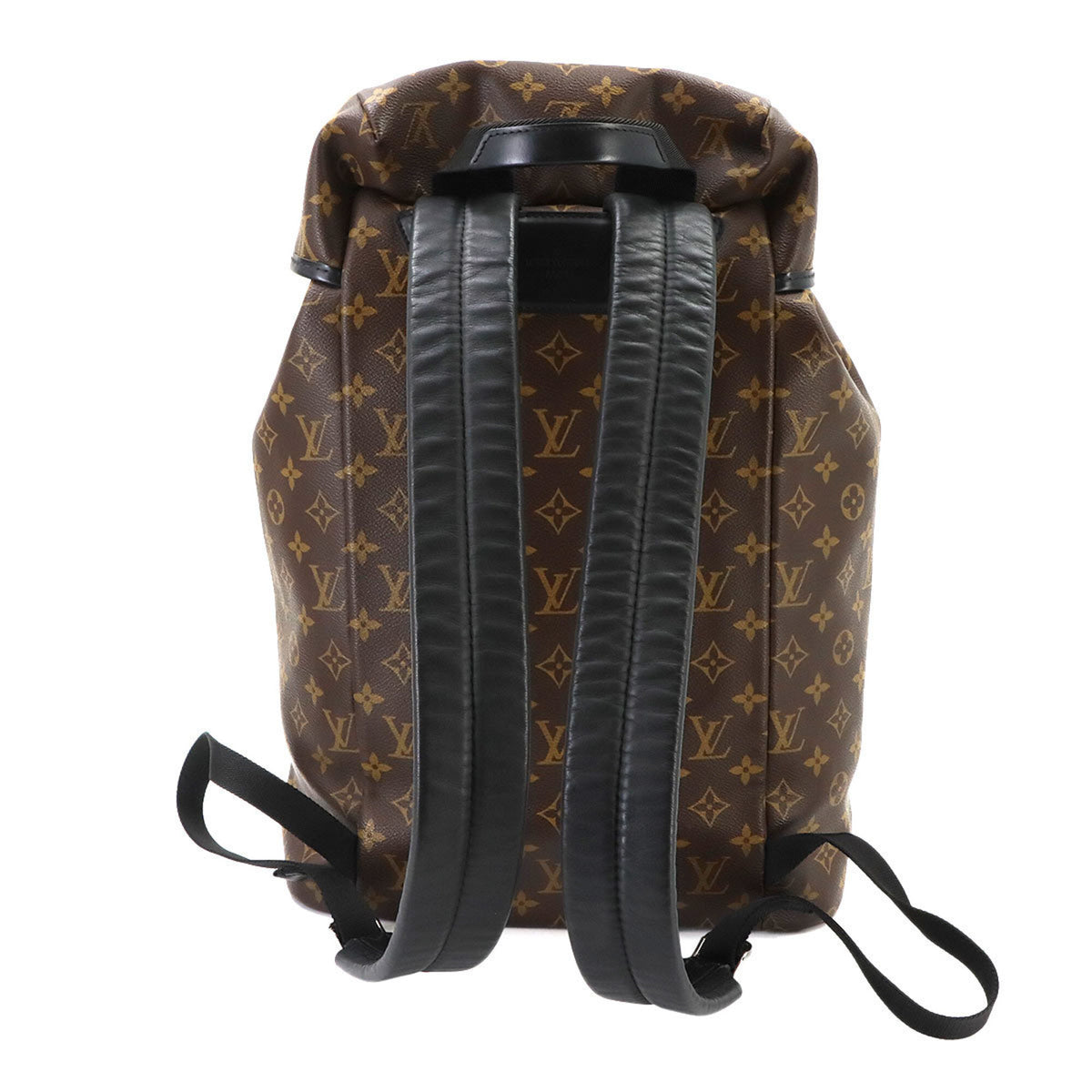 Louis Vuitton Brown Monogram Macassar Noir Monogram Backpack (Pre-Owned)
