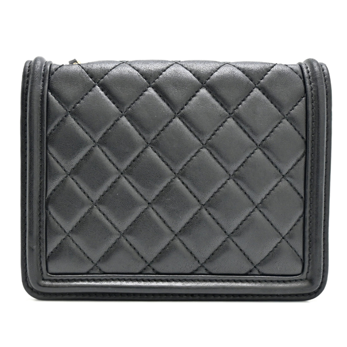 Chanel Black Leather Shoulder Bag (Pre-Owned)