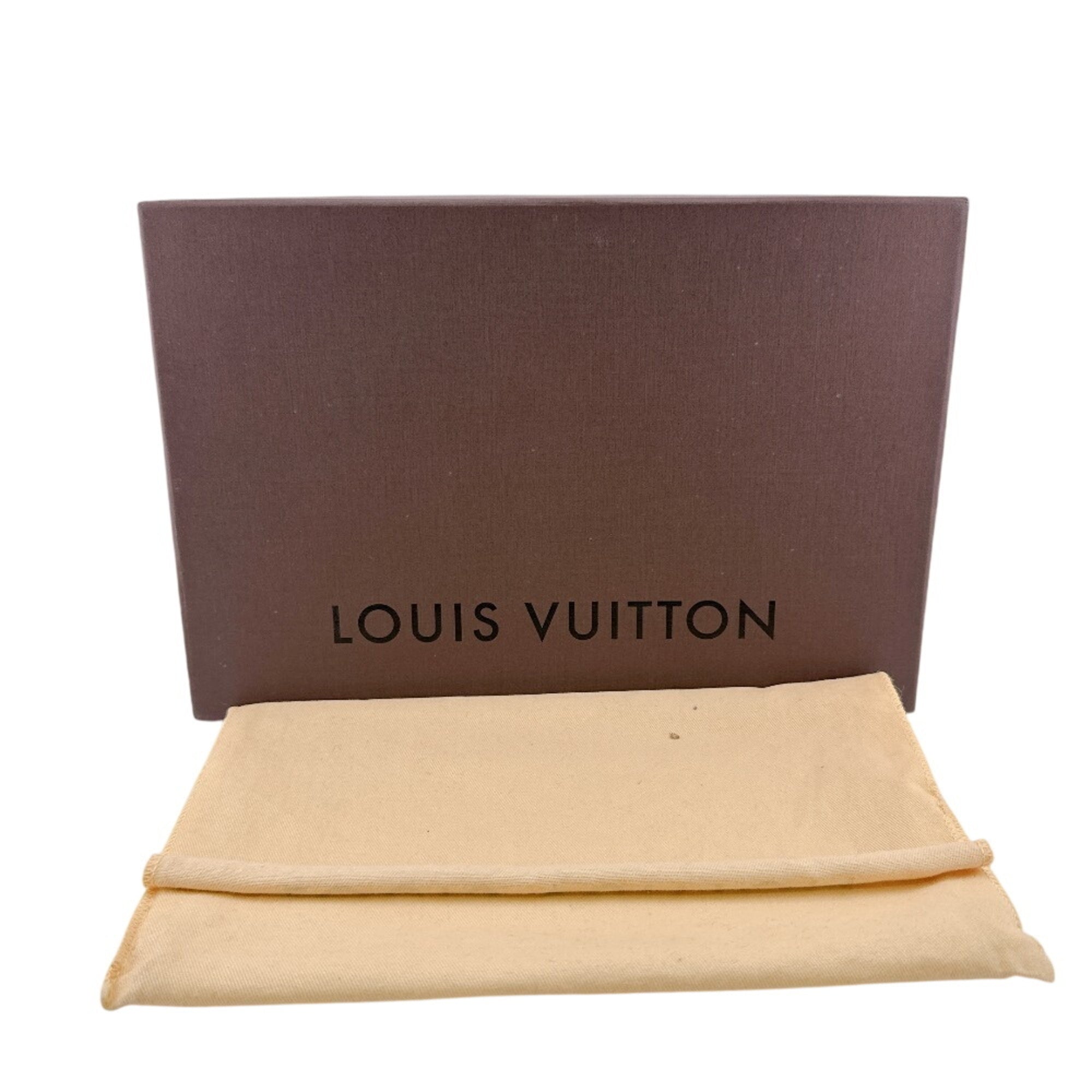 Louis Vuitton Brown Indian Rose Monogram Leather Long Wallet (Bi-Fold) (Pre-Owned)