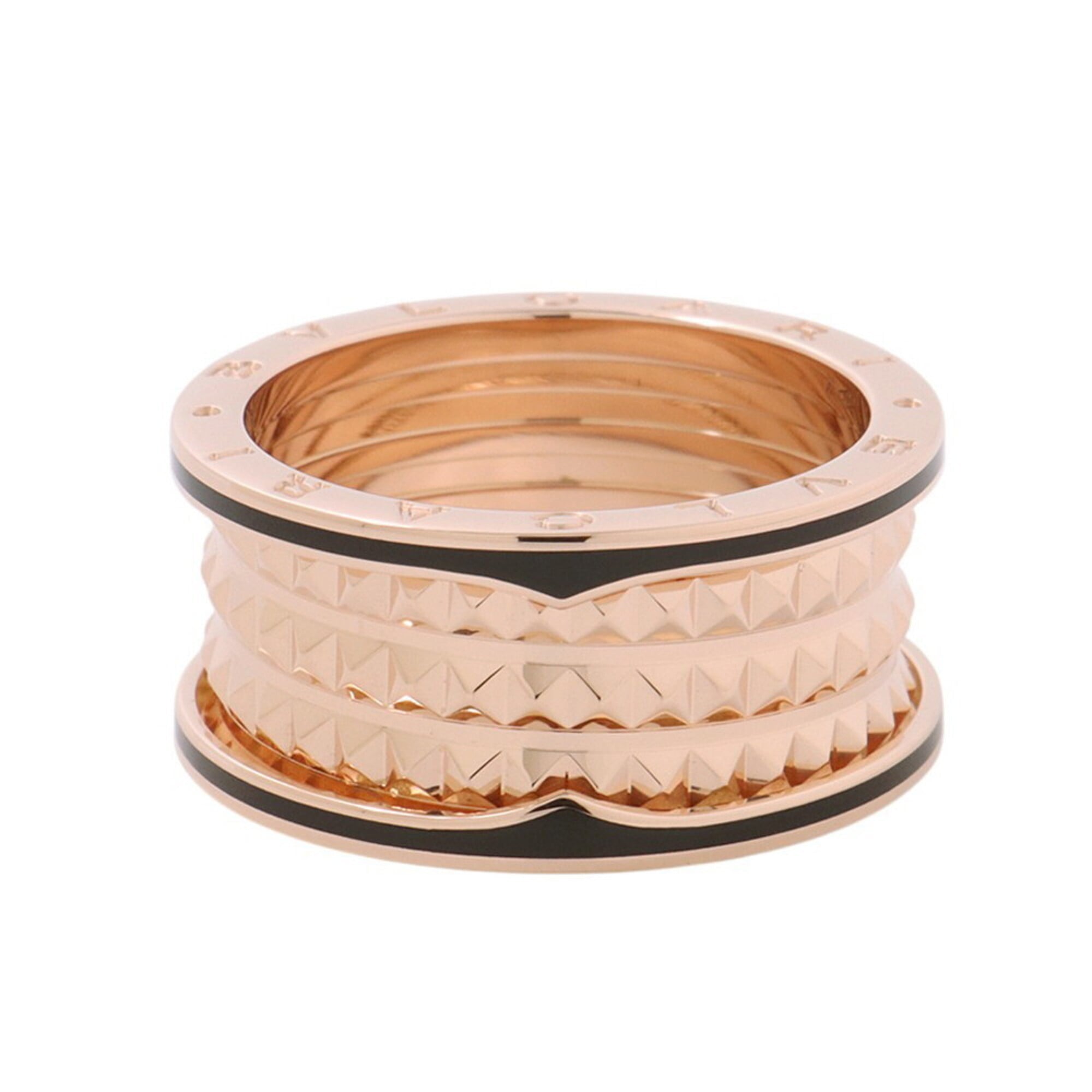 Bvlgari Pink Gold (18K) Ceramic Band Ring (Pre-Owned)
