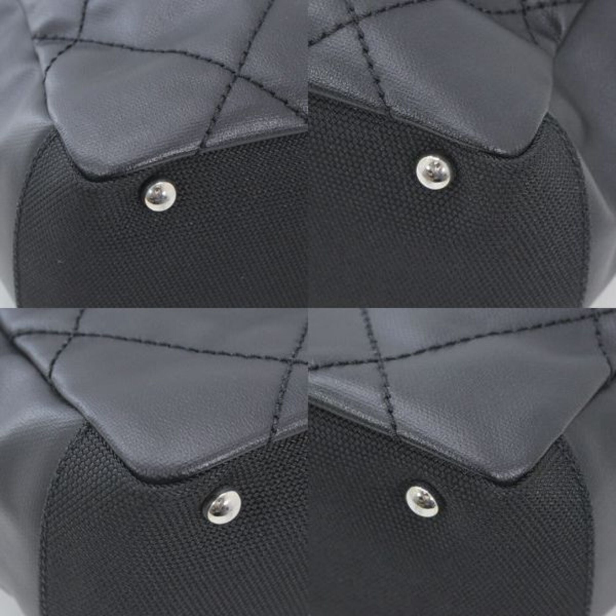 Chanel Black Pvc Leather Tote Bag (Pre-Owned)