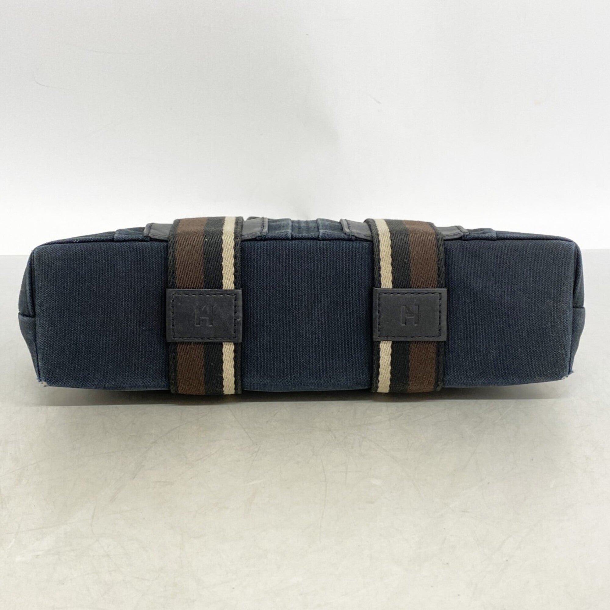 Hermes Black Canvas Handbag (Pre-Owned)