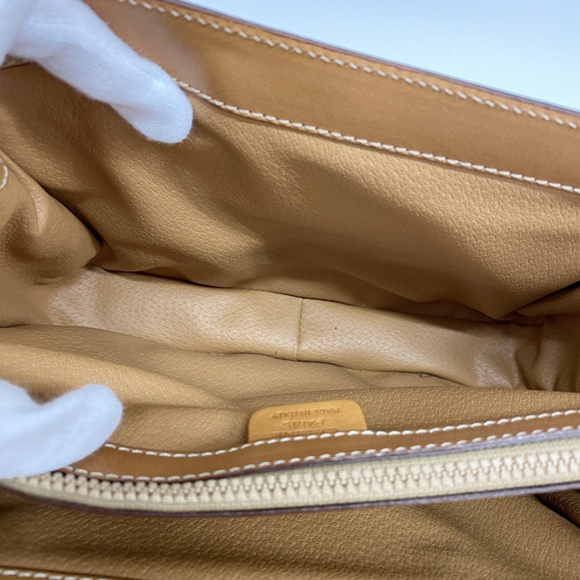 Celine Beige Brown Pvc Handbag (Pre-Owned)