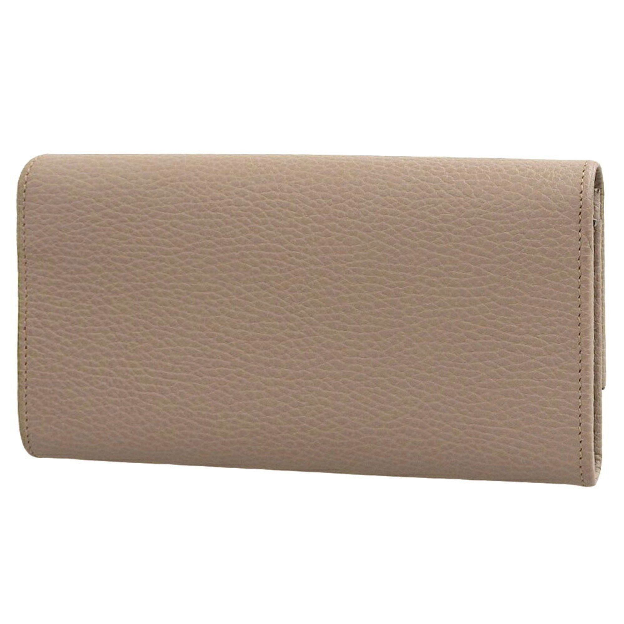 Gucci Beige Leather Coin Purse/Coin Case (Pre-Owned)