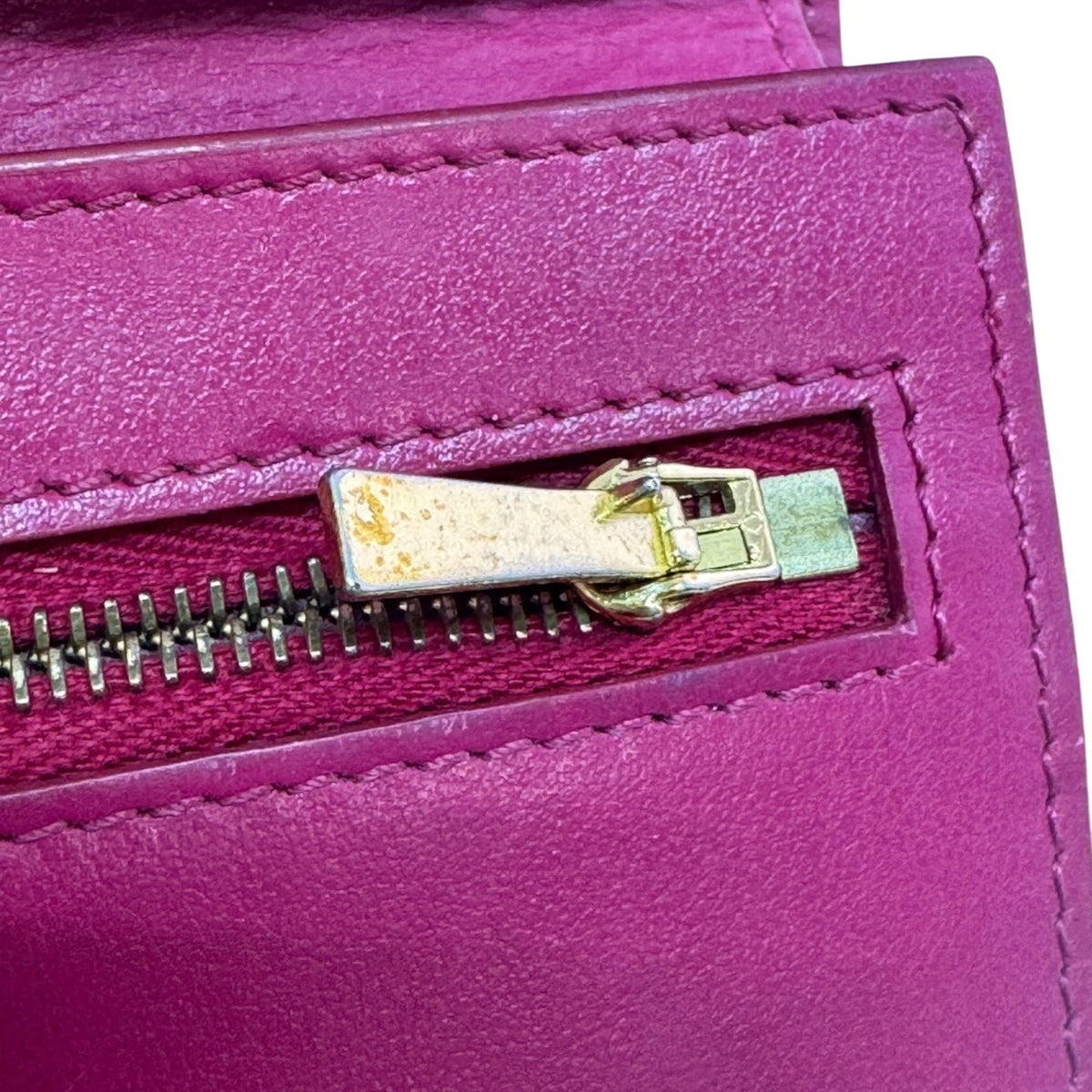 Celine Pink Leather Wallet (Bi-Fold) (Pre-Owned)