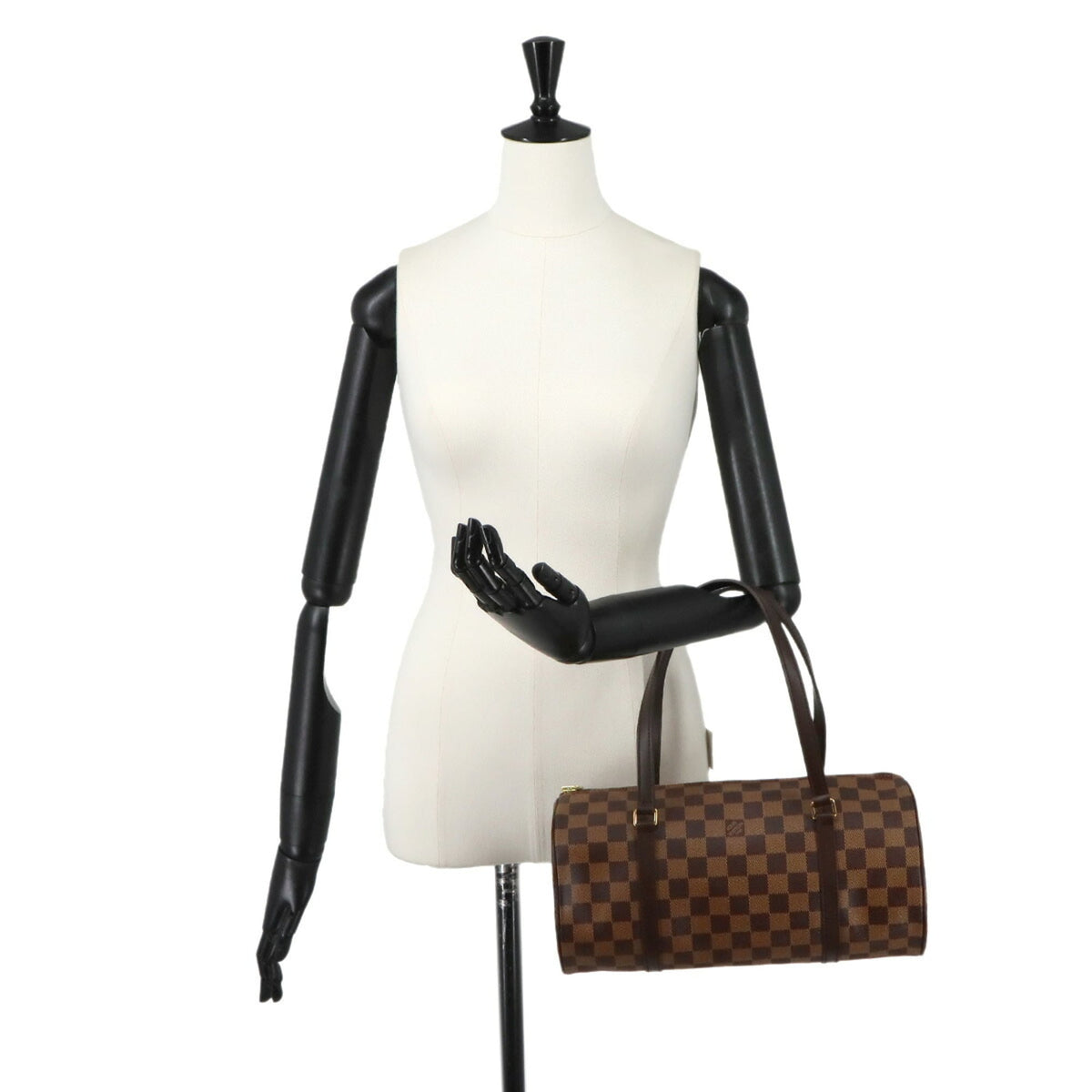 Louis Vuitton Brown Damier Canvas Ebene Damier Canvas Handbag (Pre-Owned)