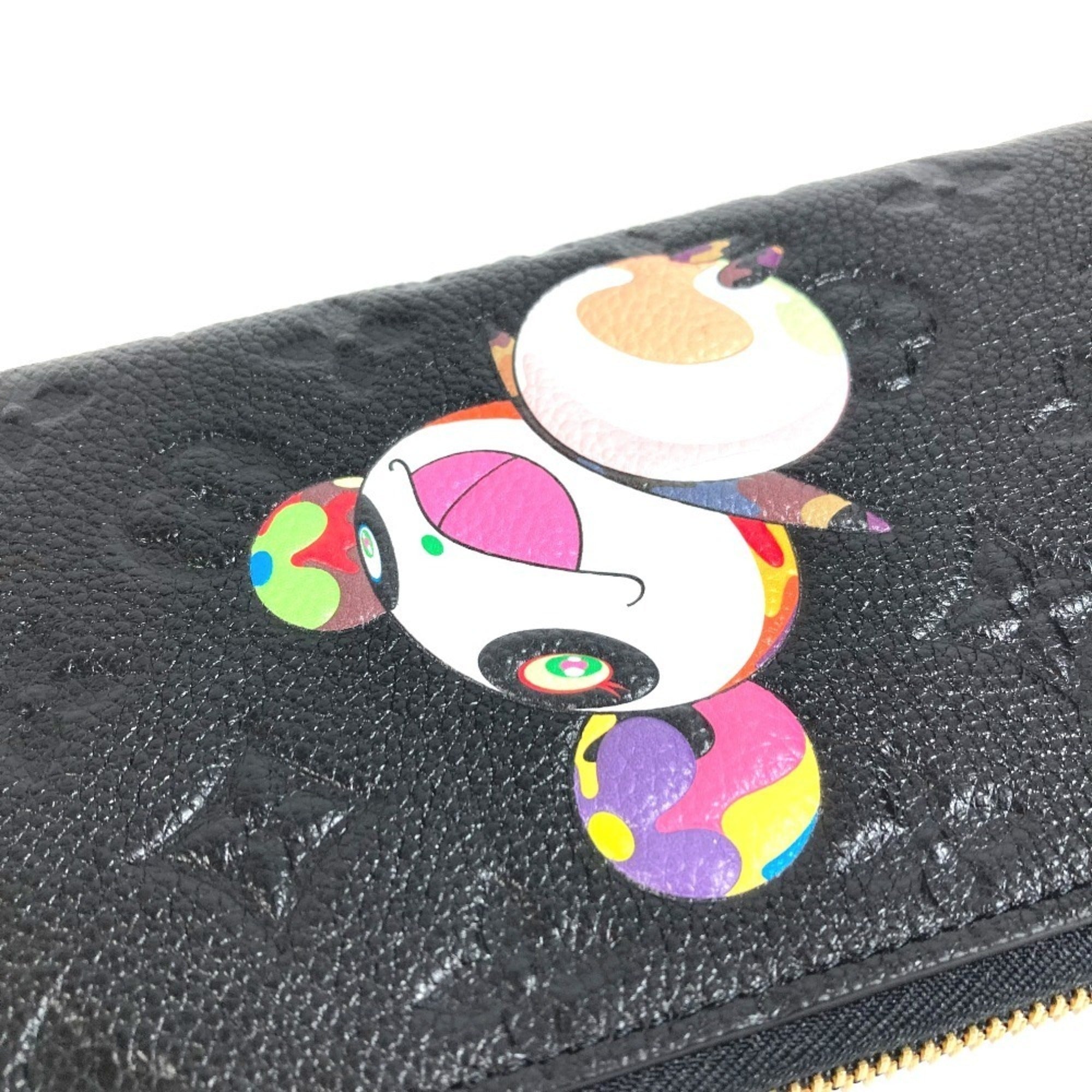Louis Vuitton Black Noir Monogram Empreinte Long Wallet (Bi-Fold) (Pre-Owned)