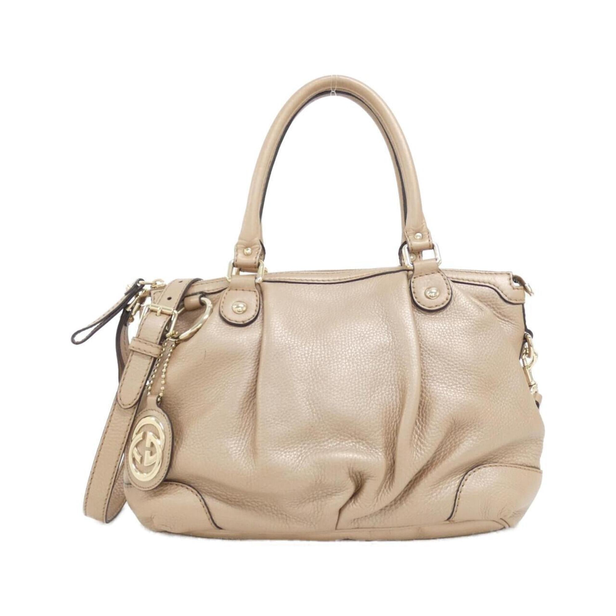 Gucci Metallic Pink Leather Handbag (Pre-Owned)