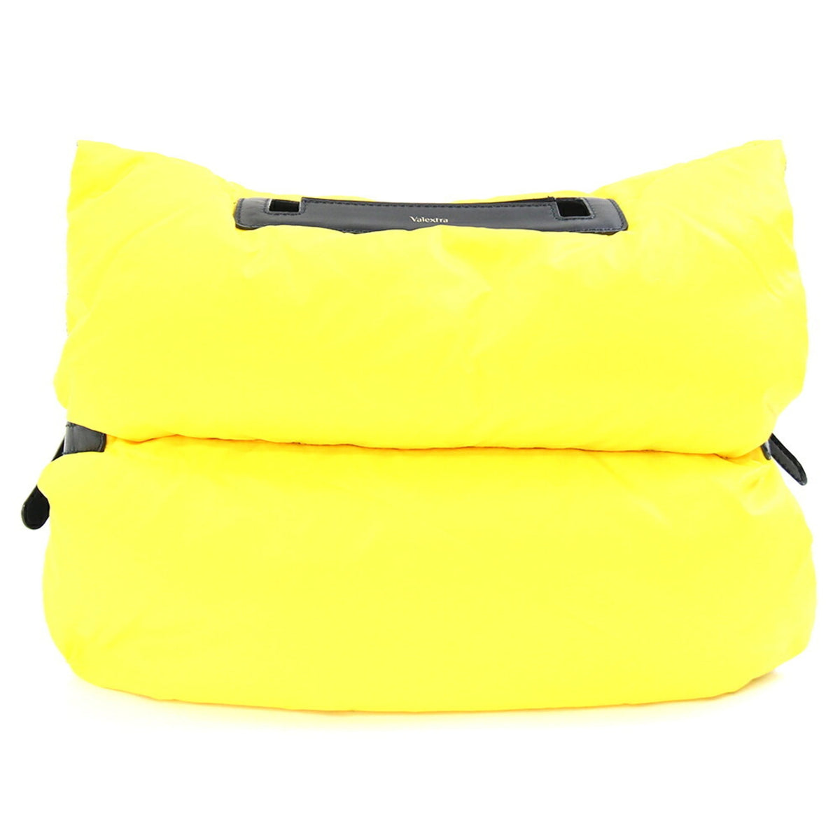 Valextra Black Yellow Nylon Handbag (Pre-Owned)